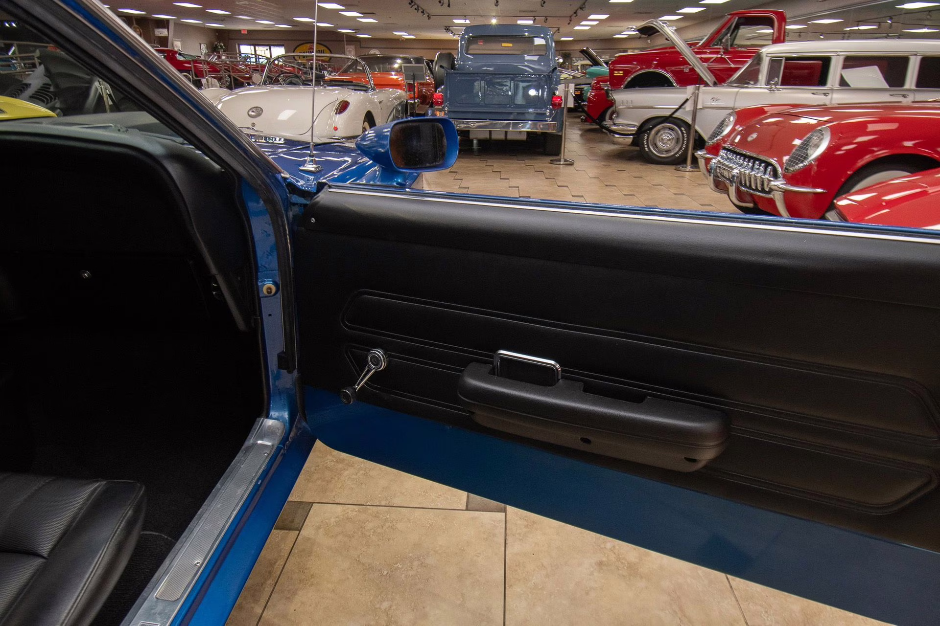 1969 Dark Blue Metallic Ford Mustang