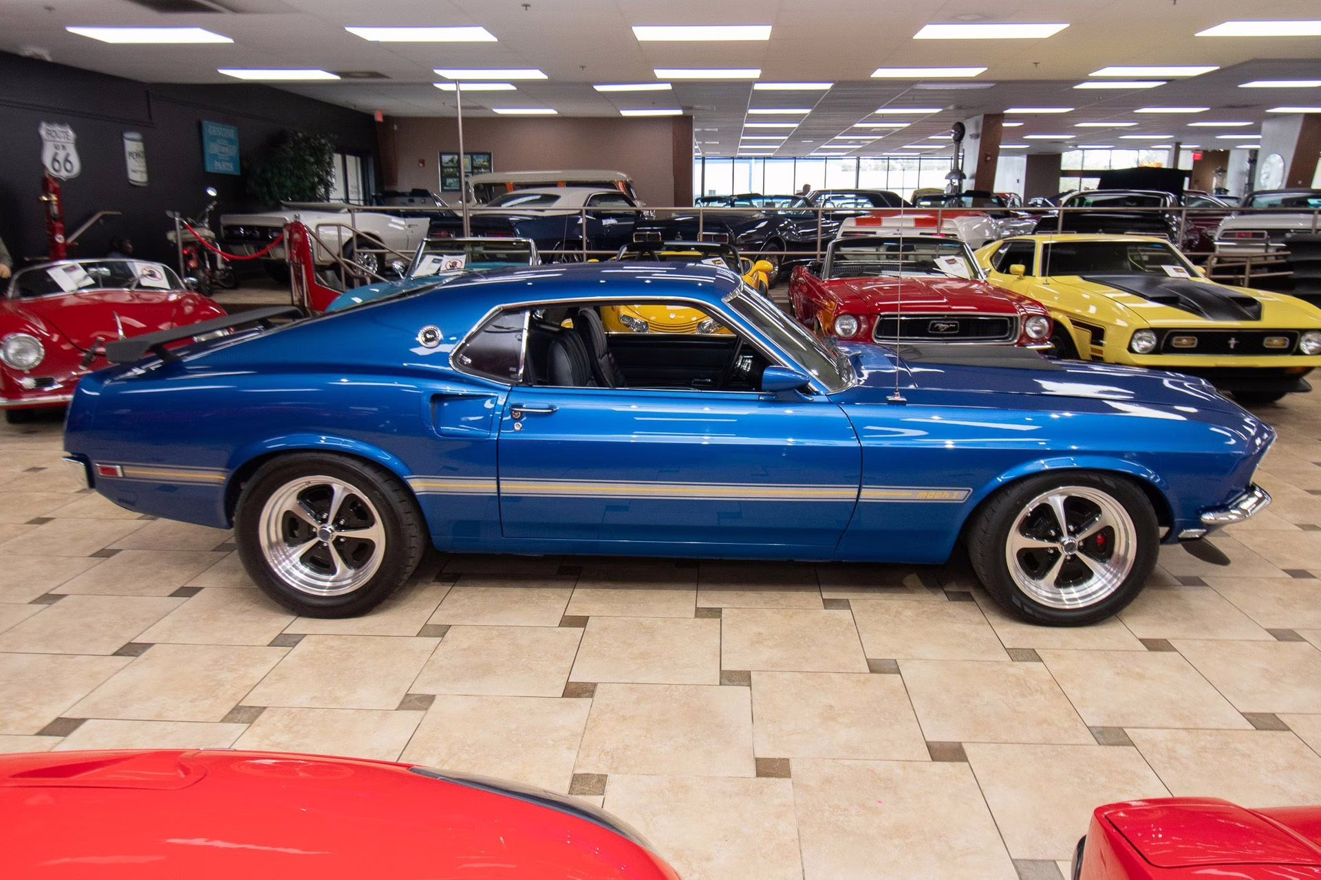 1969 Dark Blue Metallic Ford Mustang