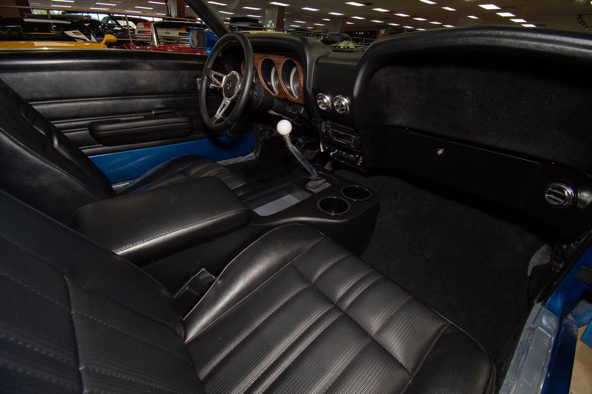 1969 Dark Blue Metallic Ford Mustang