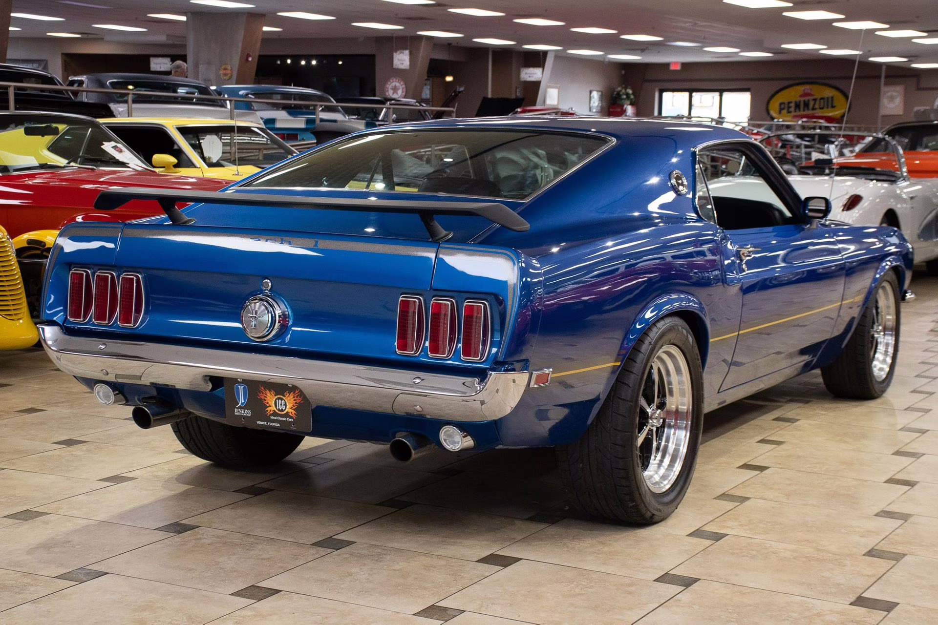 1969 Dark Blue Metallic Ford Mustang
