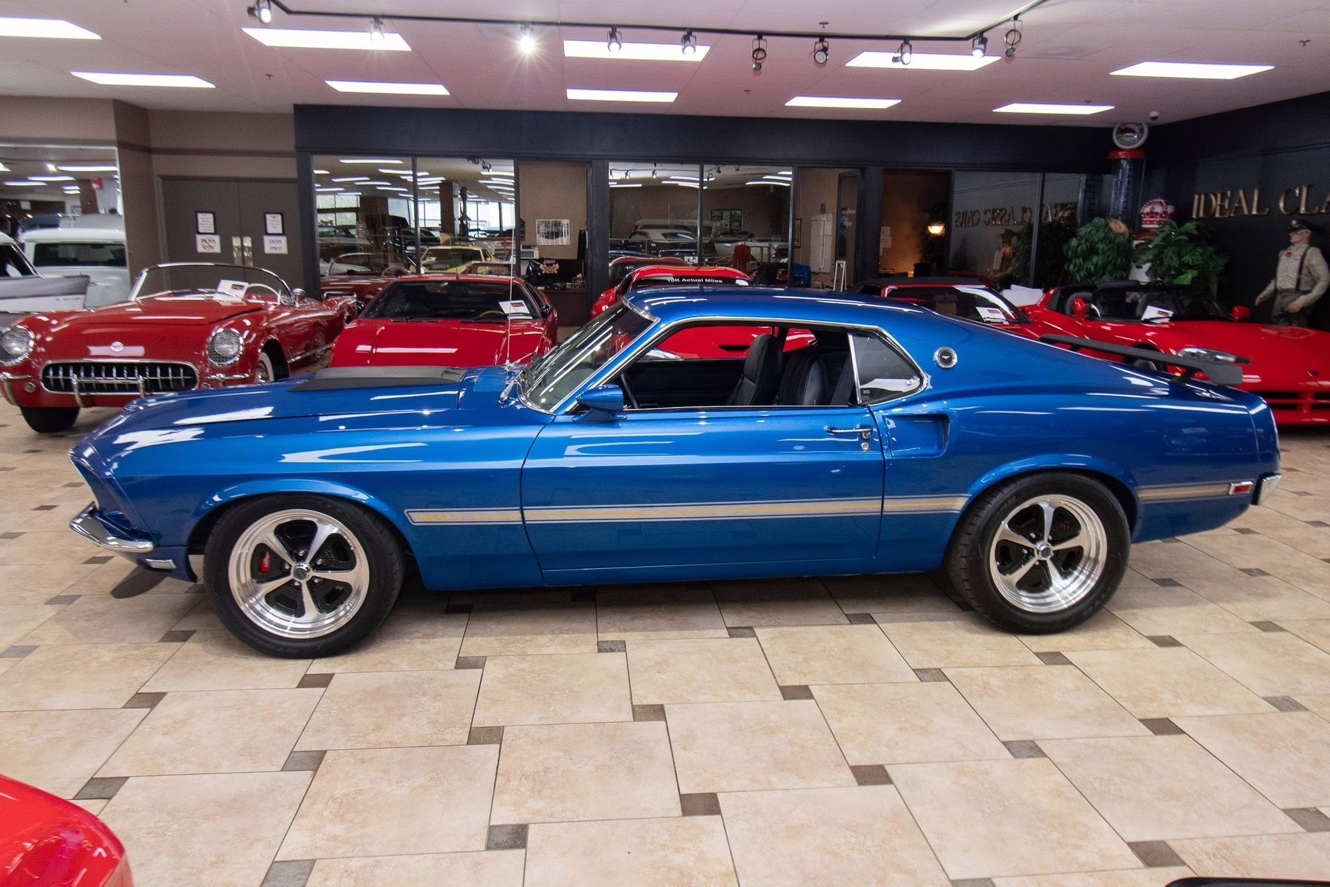 1969 Dark Blue Metallic Ford Mustang