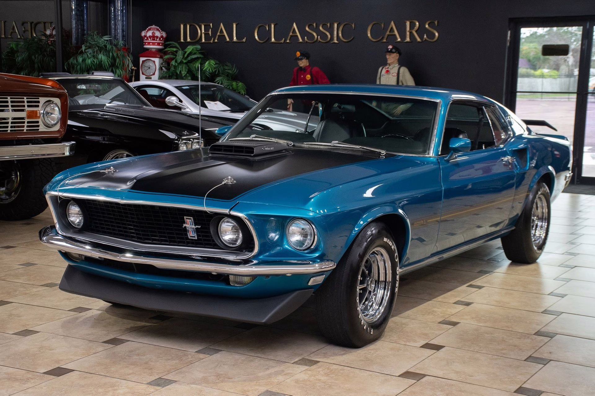 1969 Gulfstream Aqua Ford Mustang