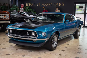 1969 Gulfstream Aqua Ford Mustang