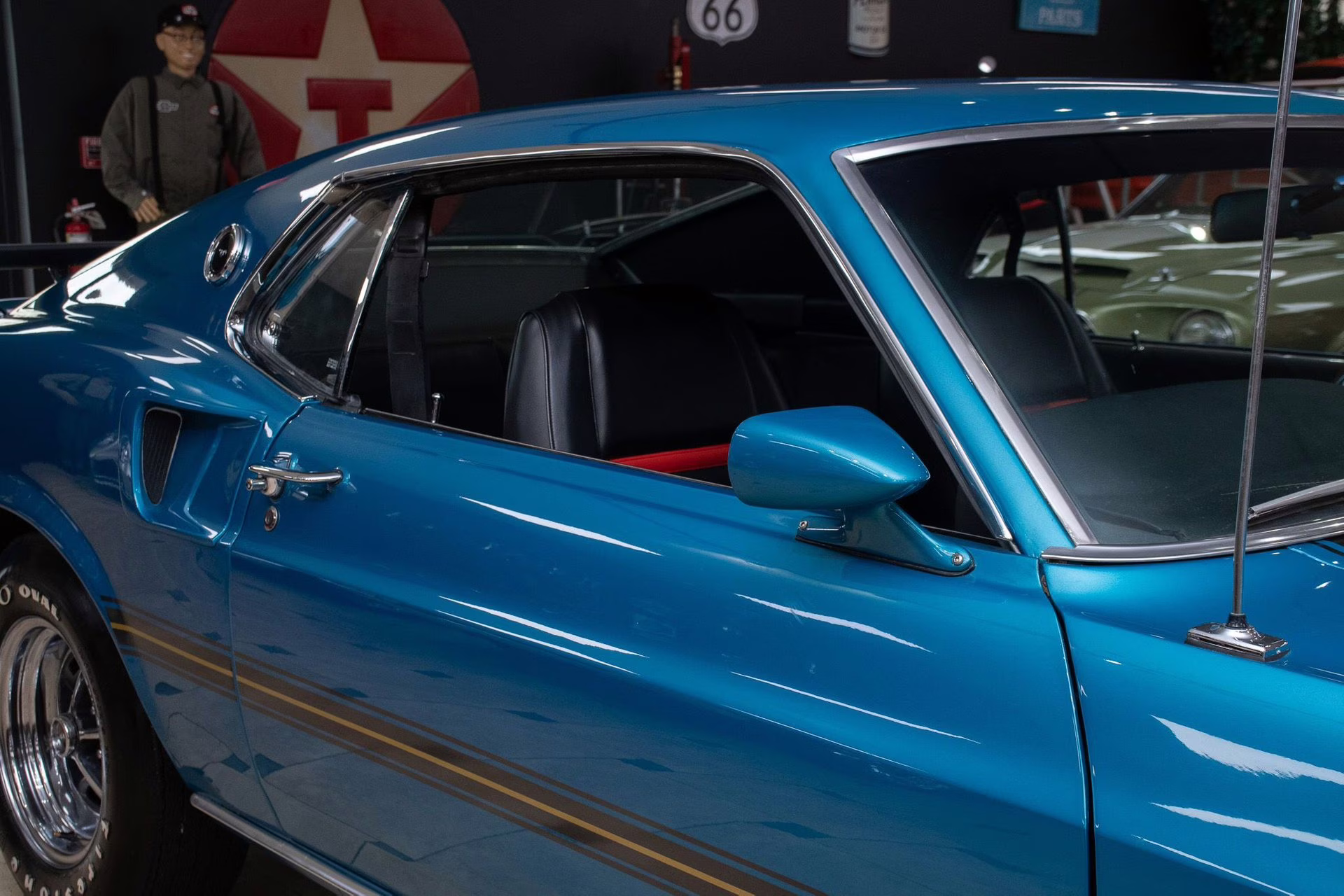 1969 Gulfstream Aqua Ford Mustang