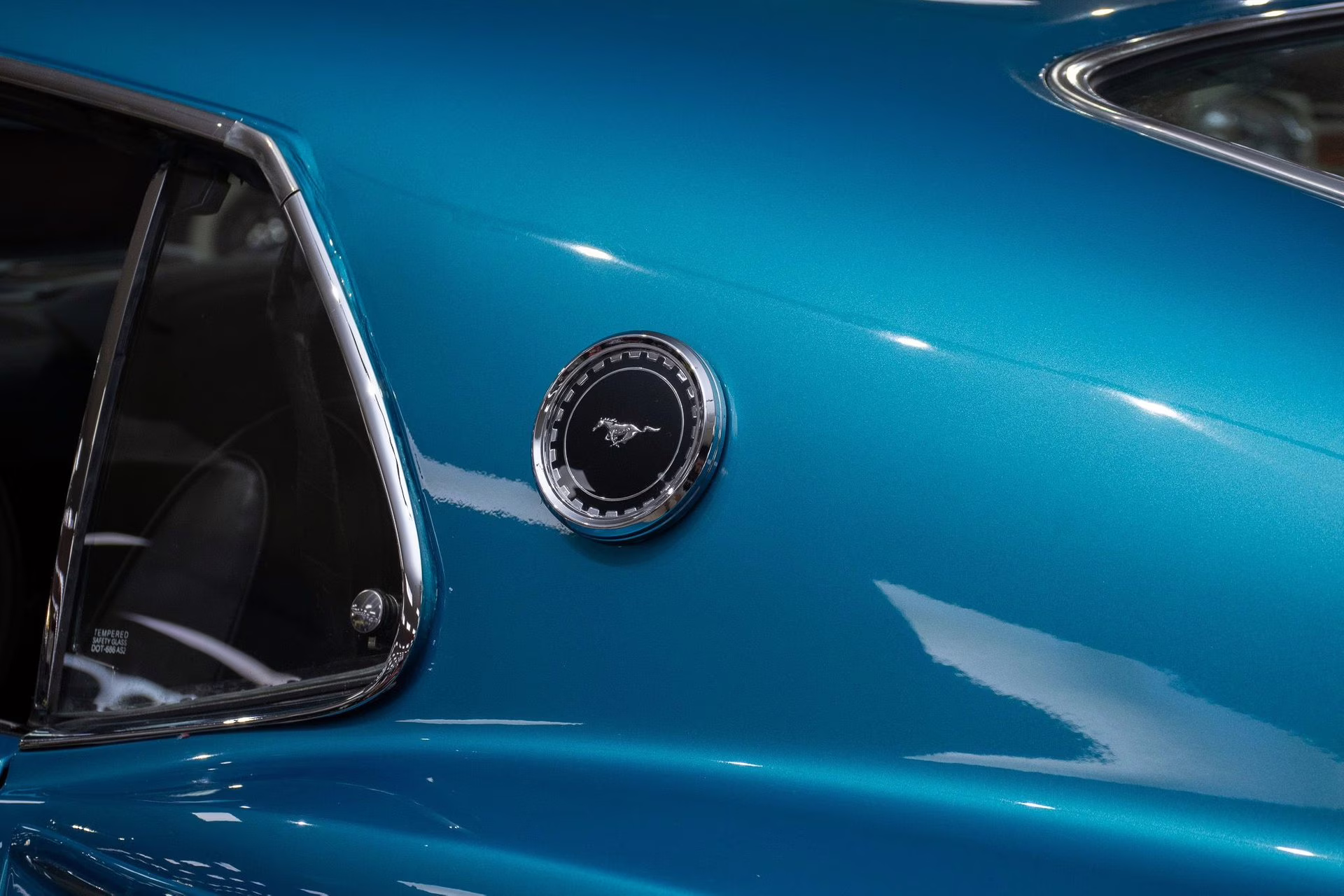 1969 Gulfstream Aqua Ford Mustang