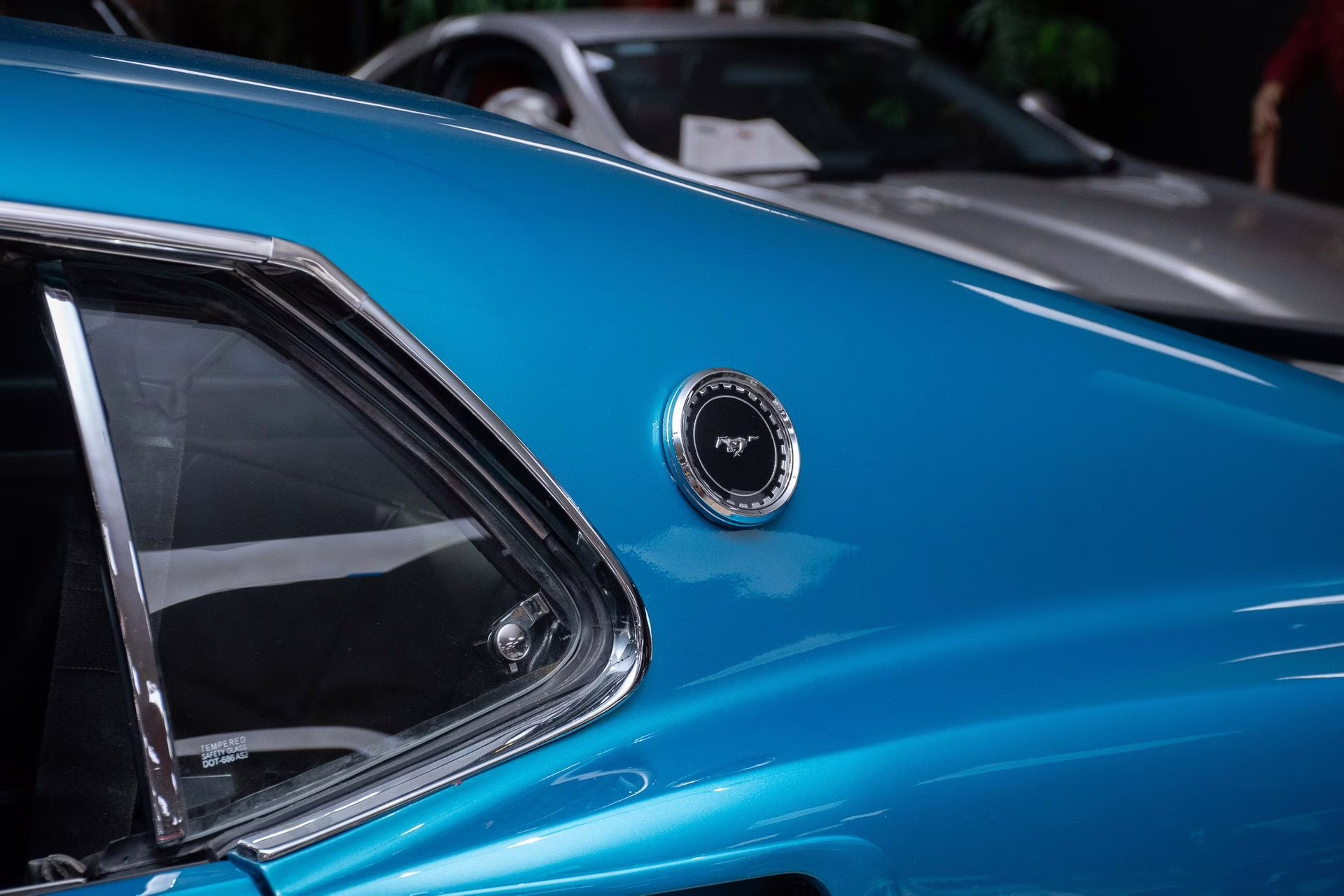 1969 Gulfstream Aqua Ford Mustang