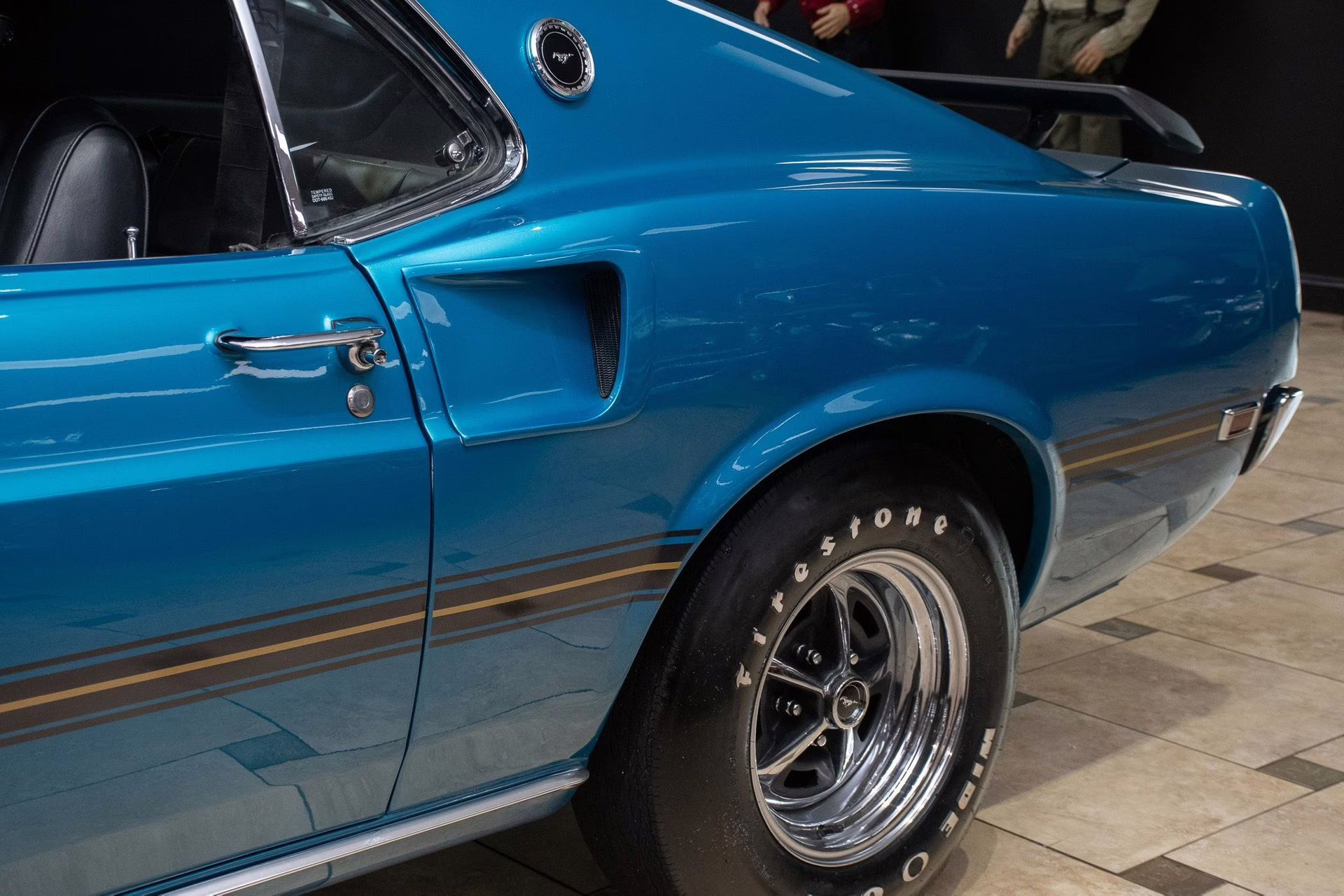 1969 Gulfstream Aqua Ford Mustang