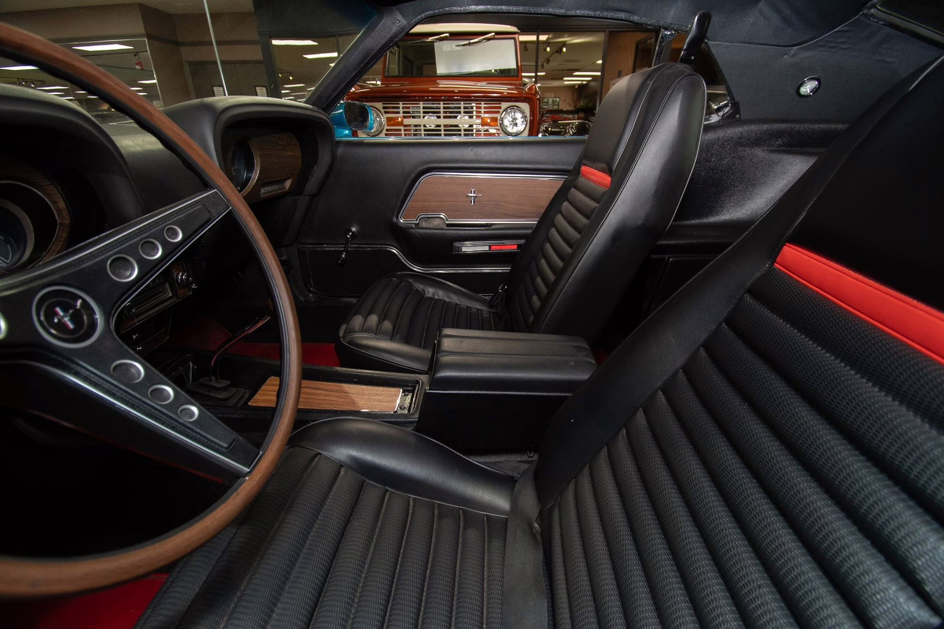 1969 Gulfstream Aqua Ford Mustang