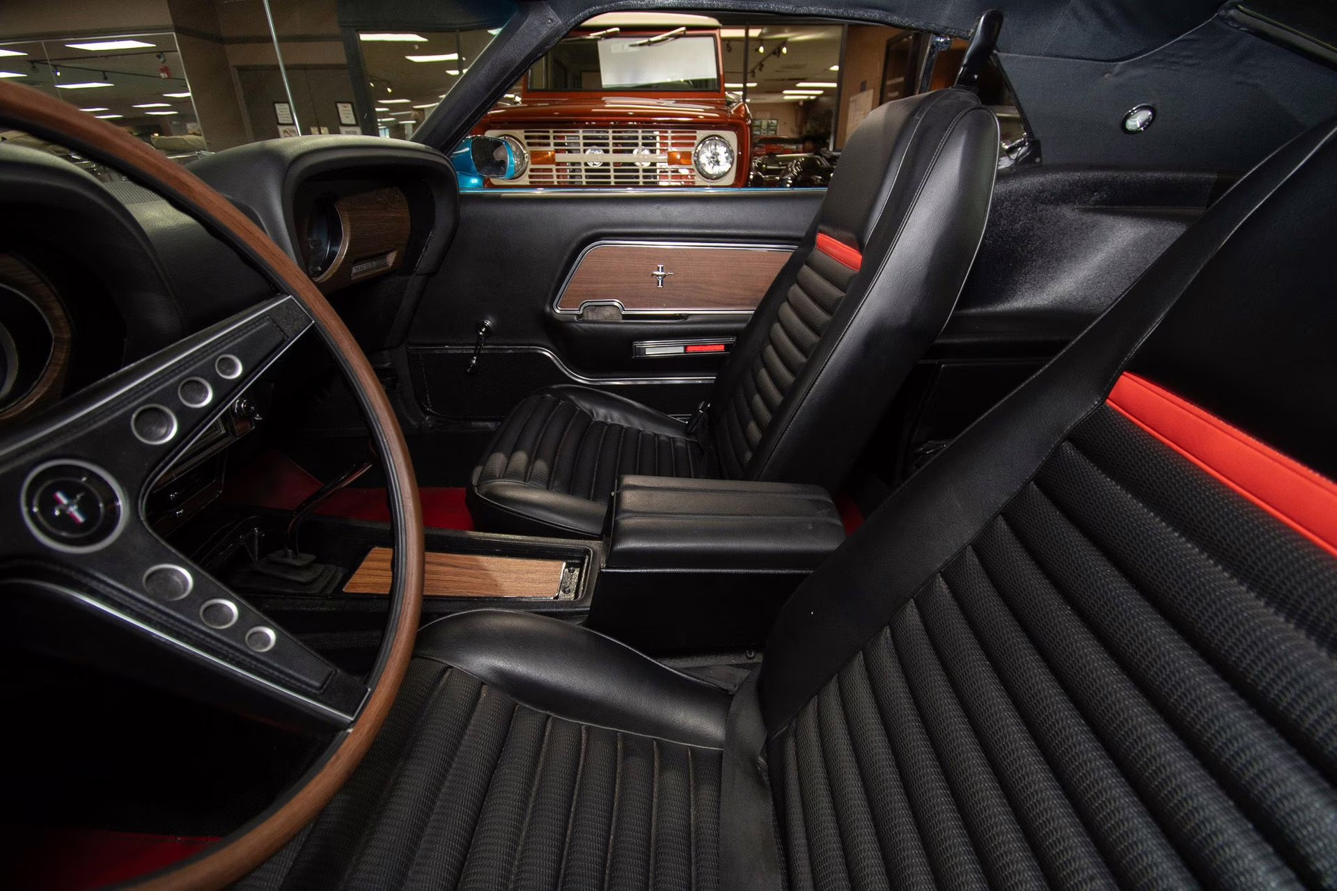 1969 Gulfstream Aqua Ford Mustang