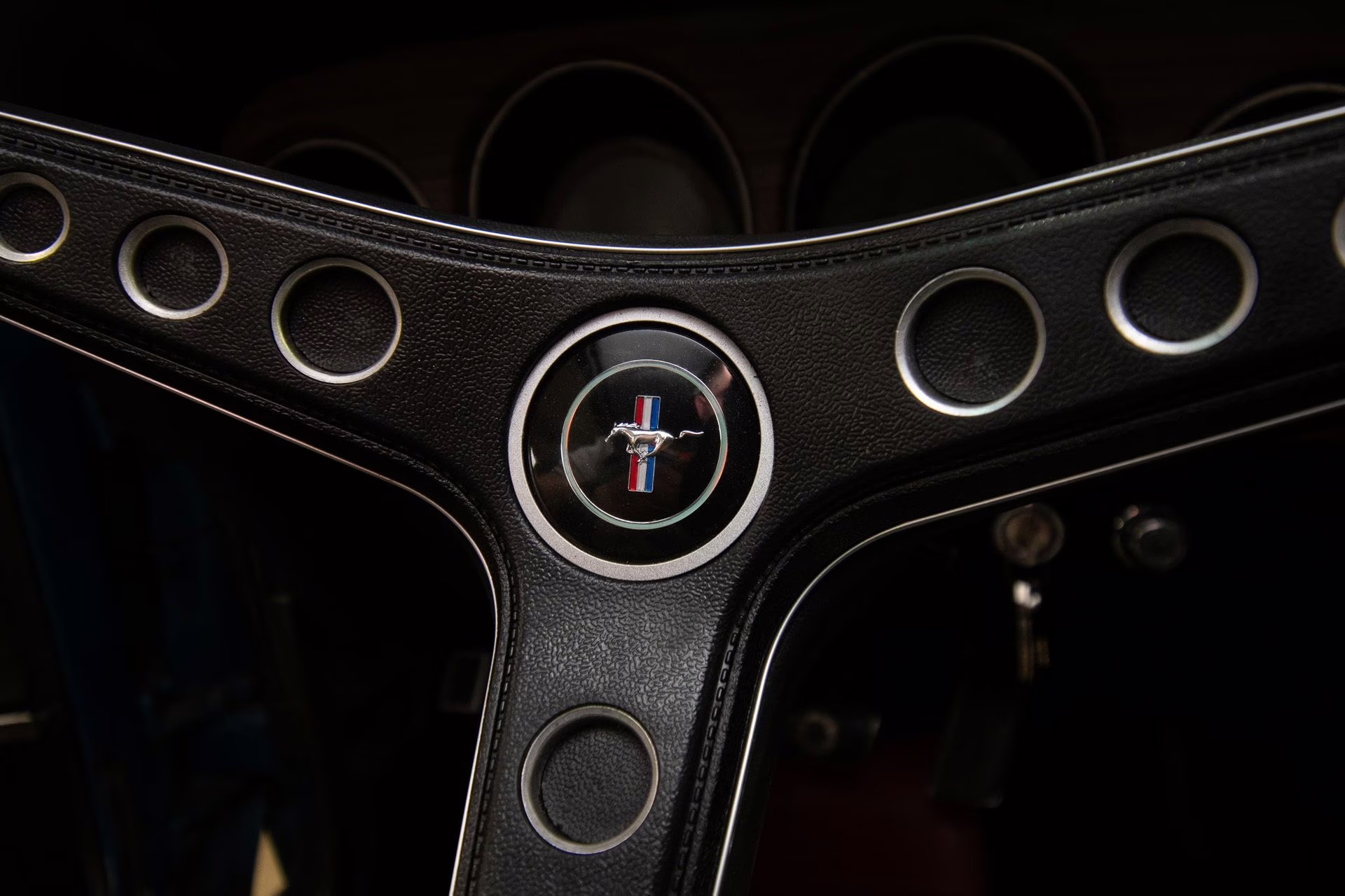 1969 Gulfstream Aqua Ford Mustang