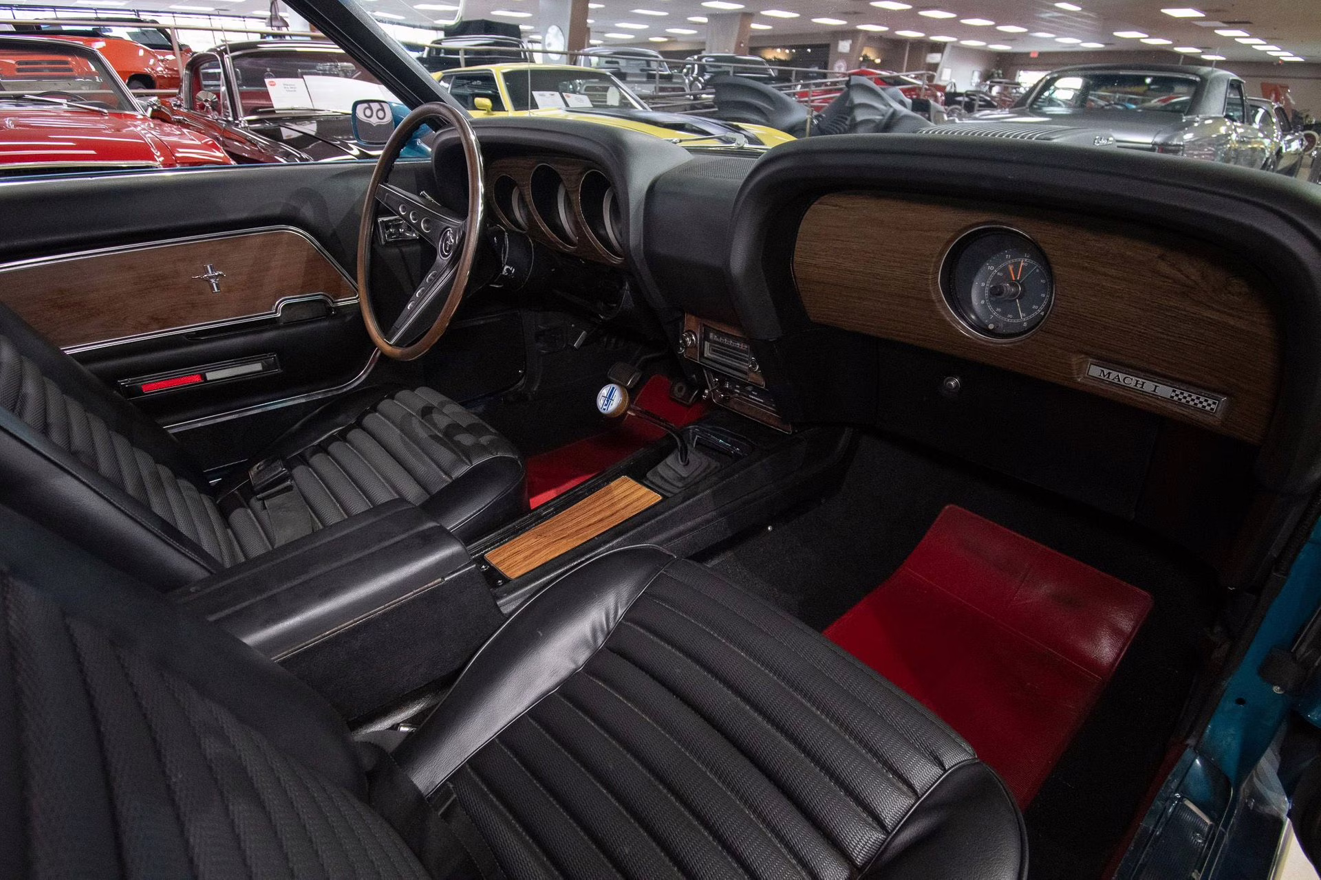 1969 Gulfstream Aqua Ford Mustang