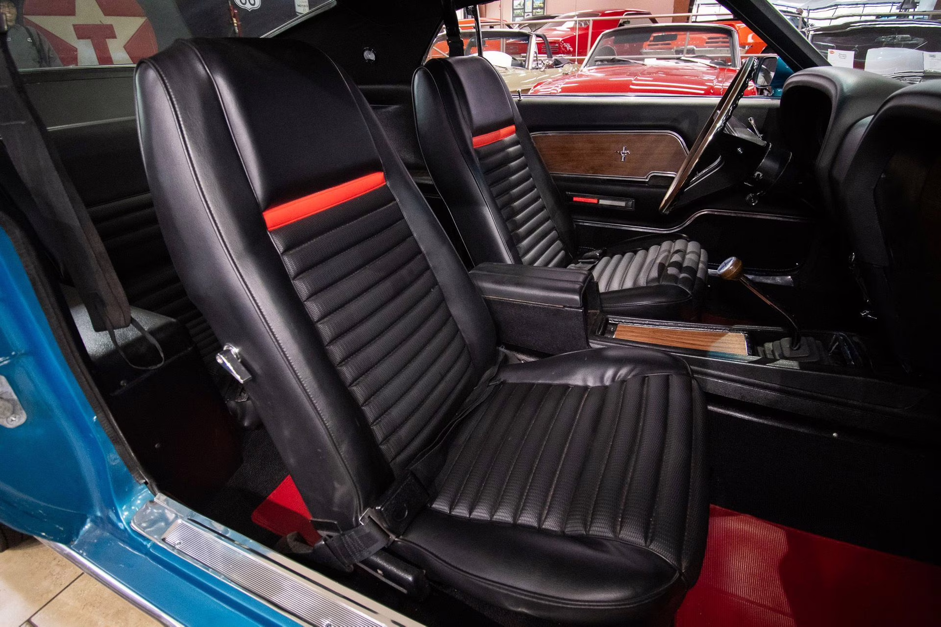 1969 Gulfstream Aqua Ford Mustang