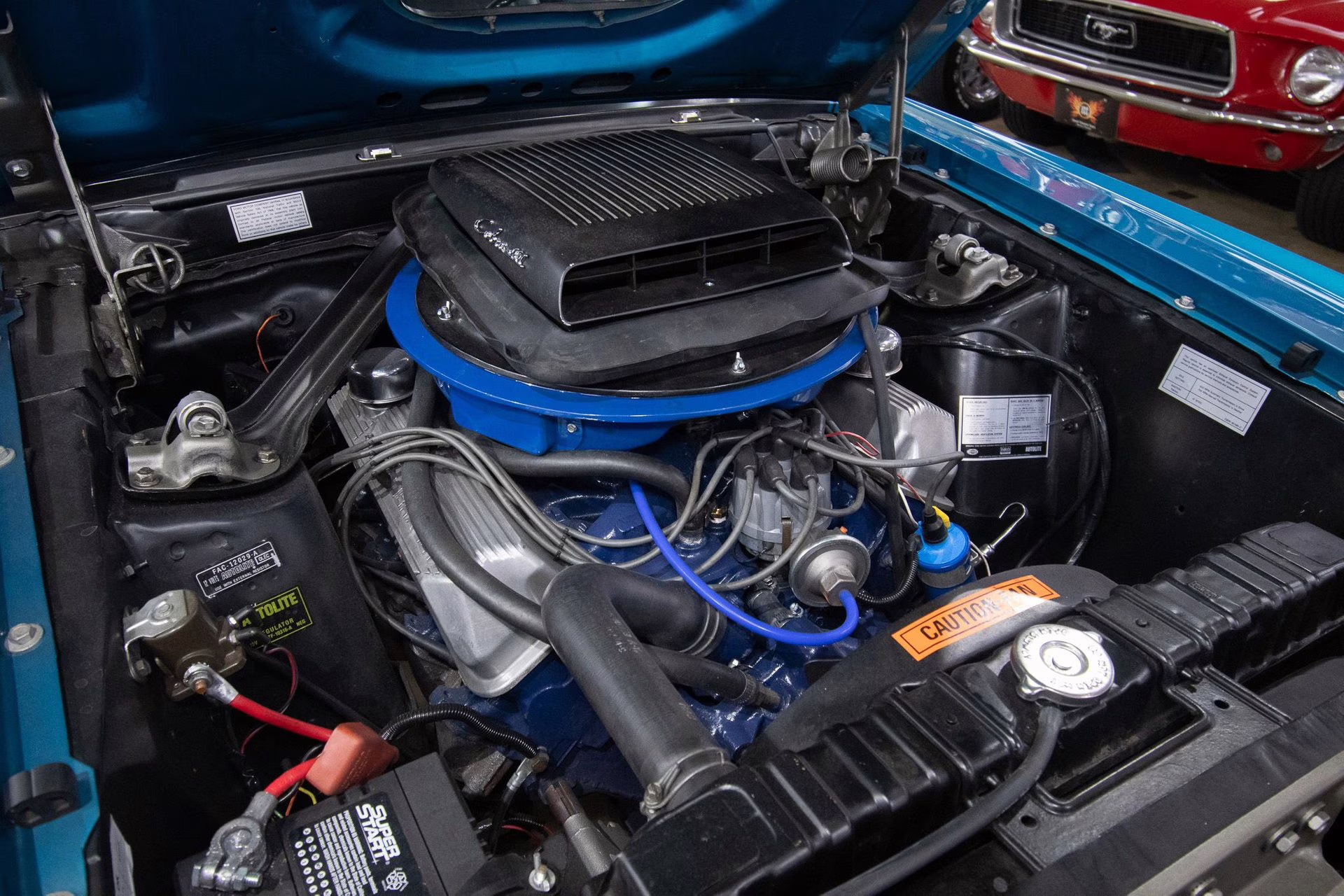 1969 Gulfstream Aqua Ford Mustang