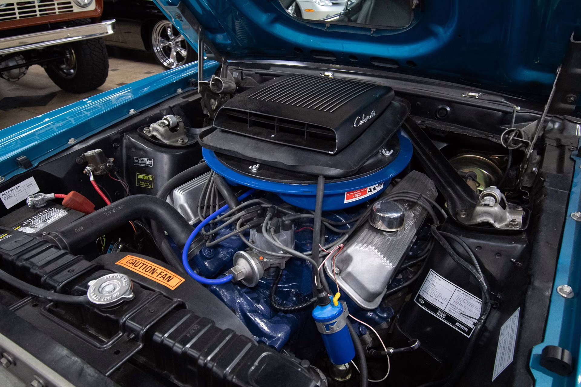 1969 Gulfstream Aqua Ford Mustang