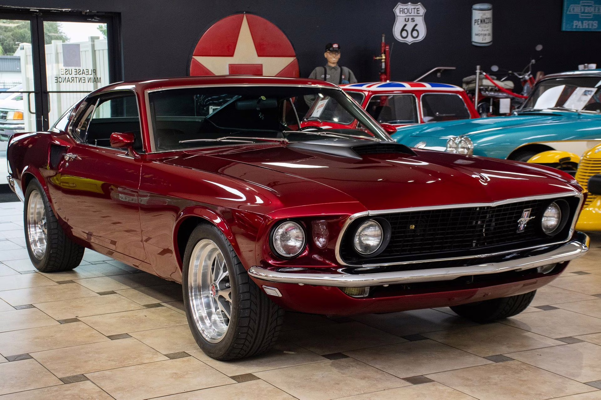 1969 Candy Burgundy Ford Mustang
