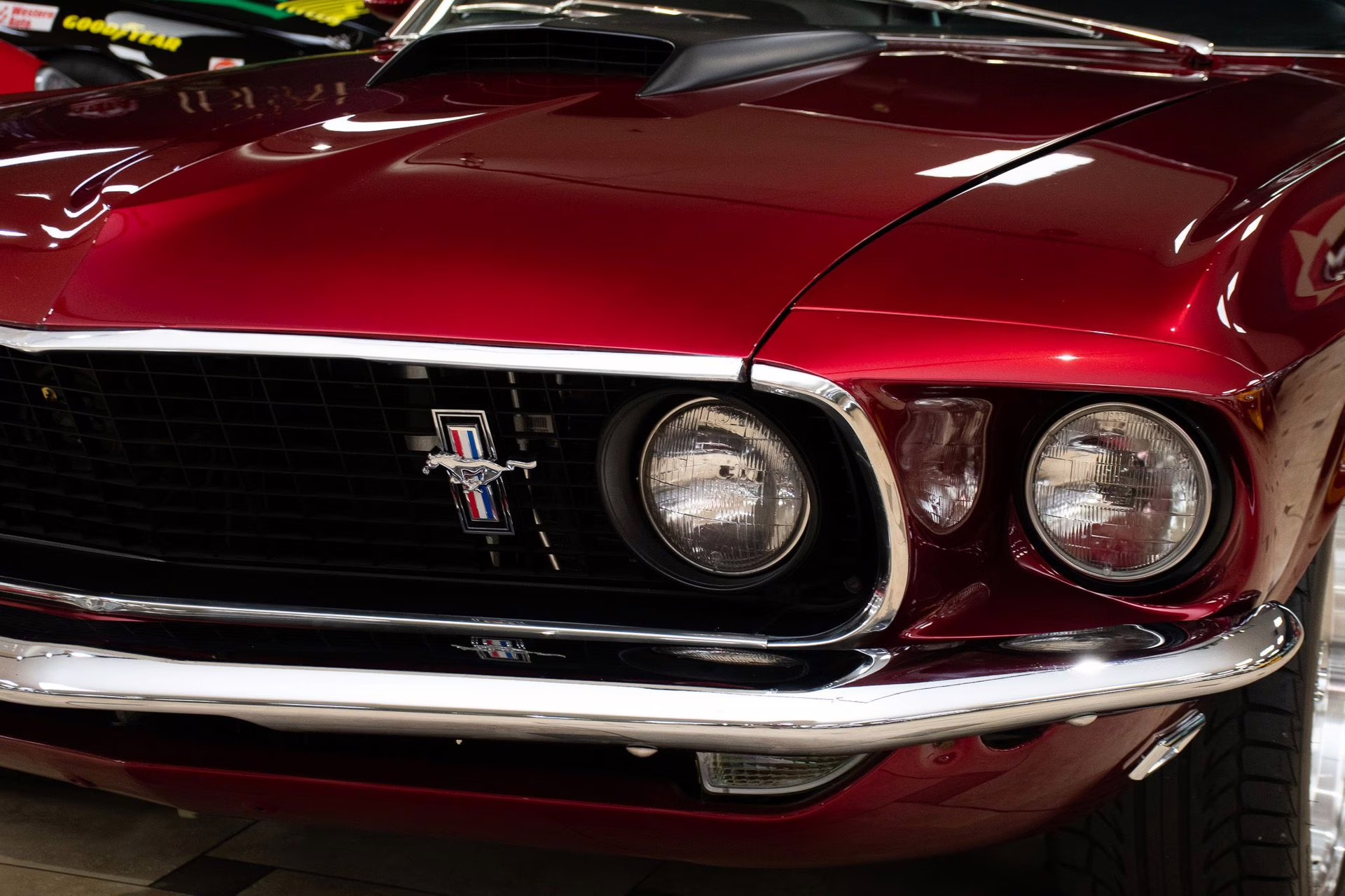 1969 Candy Burgundy Ford Mustang