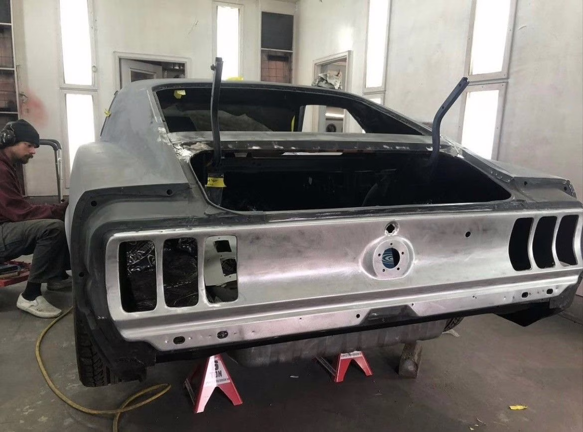 1969 Candy Burgundy Ford Mustang