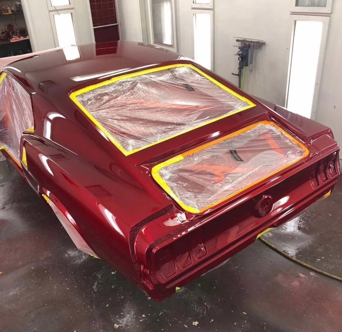 1969 Candy Burgundy Ford Mustang