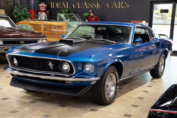 1969 Acapulco Blue Ford Mustang