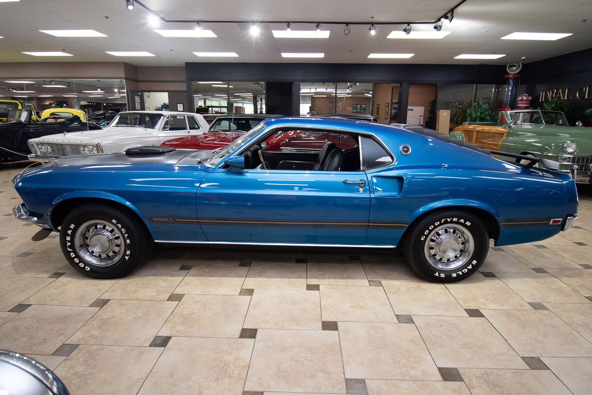 1969 Acapulco Blue Ford Mustang