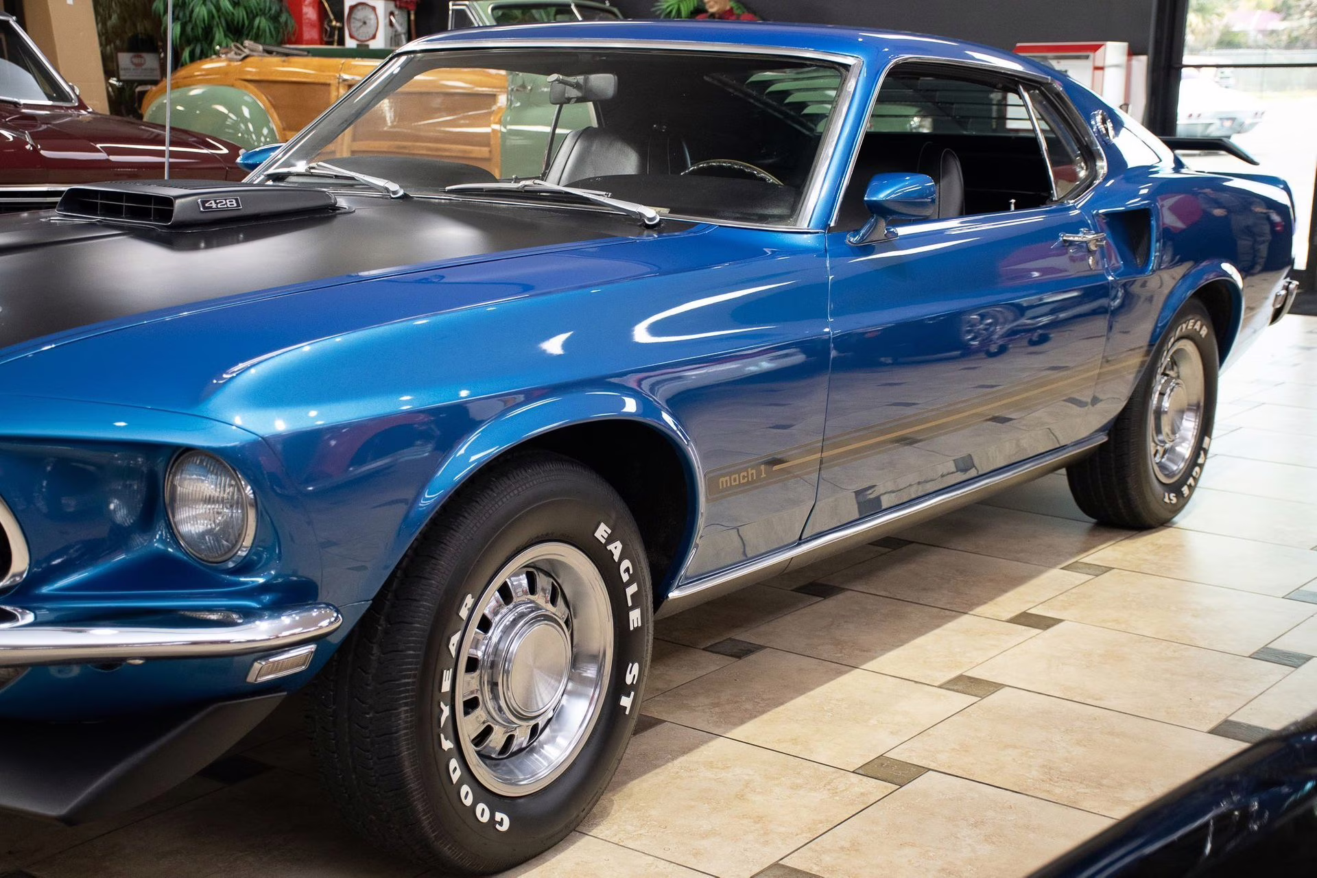 1969 Acapulco Blue Ford Mustang