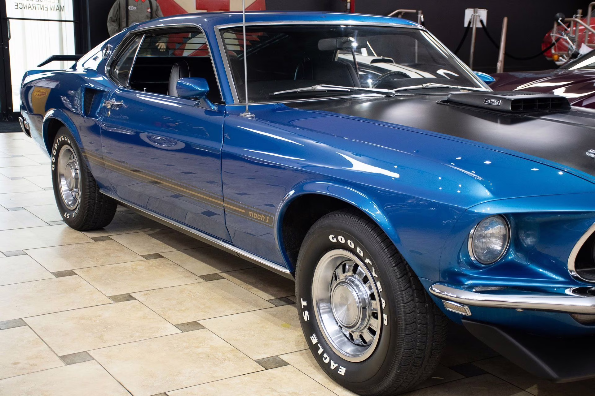 1969 Acapulco Blue Ford Mustang