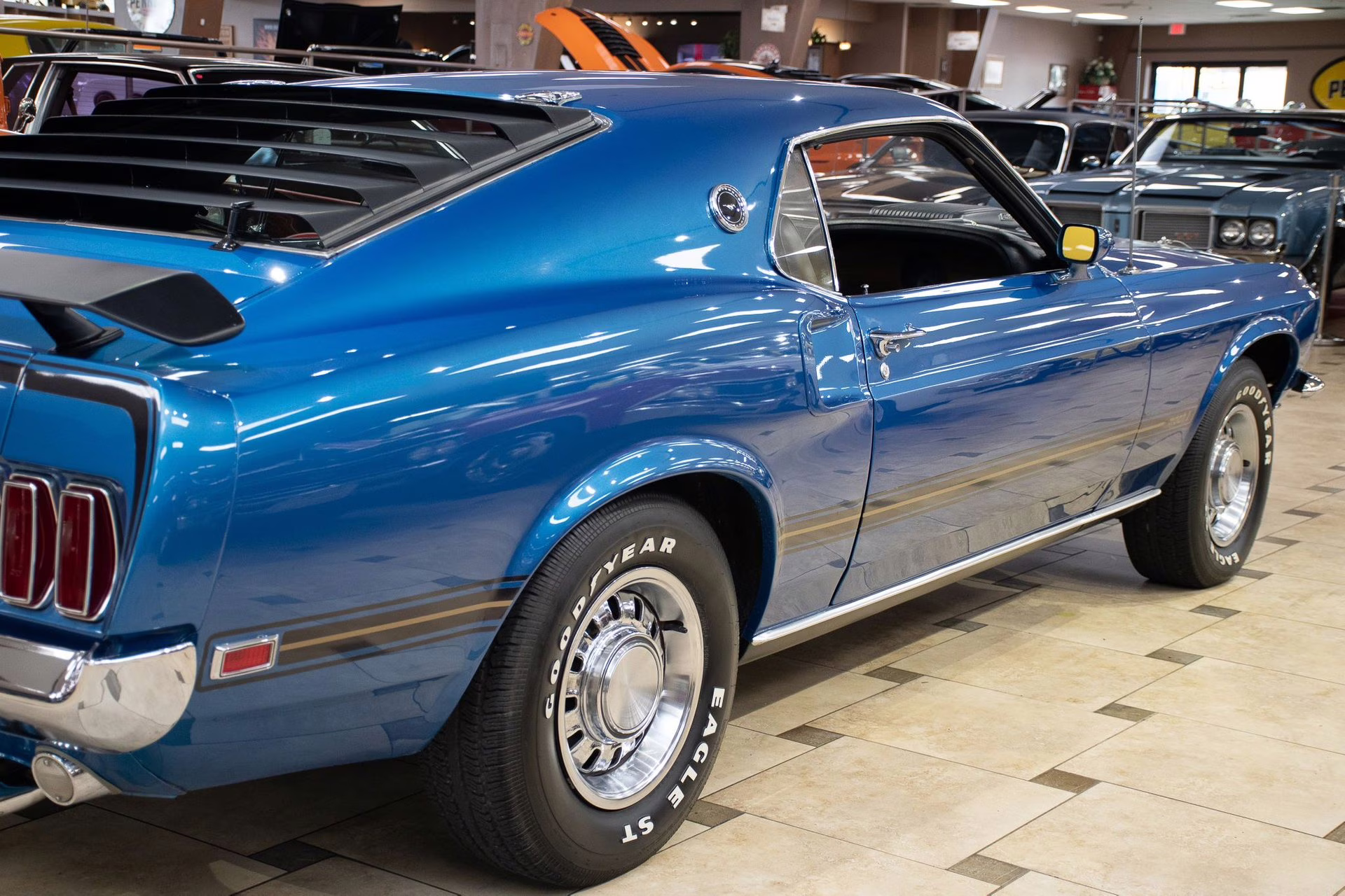 1969 Acapulco Blue Ford Mustang