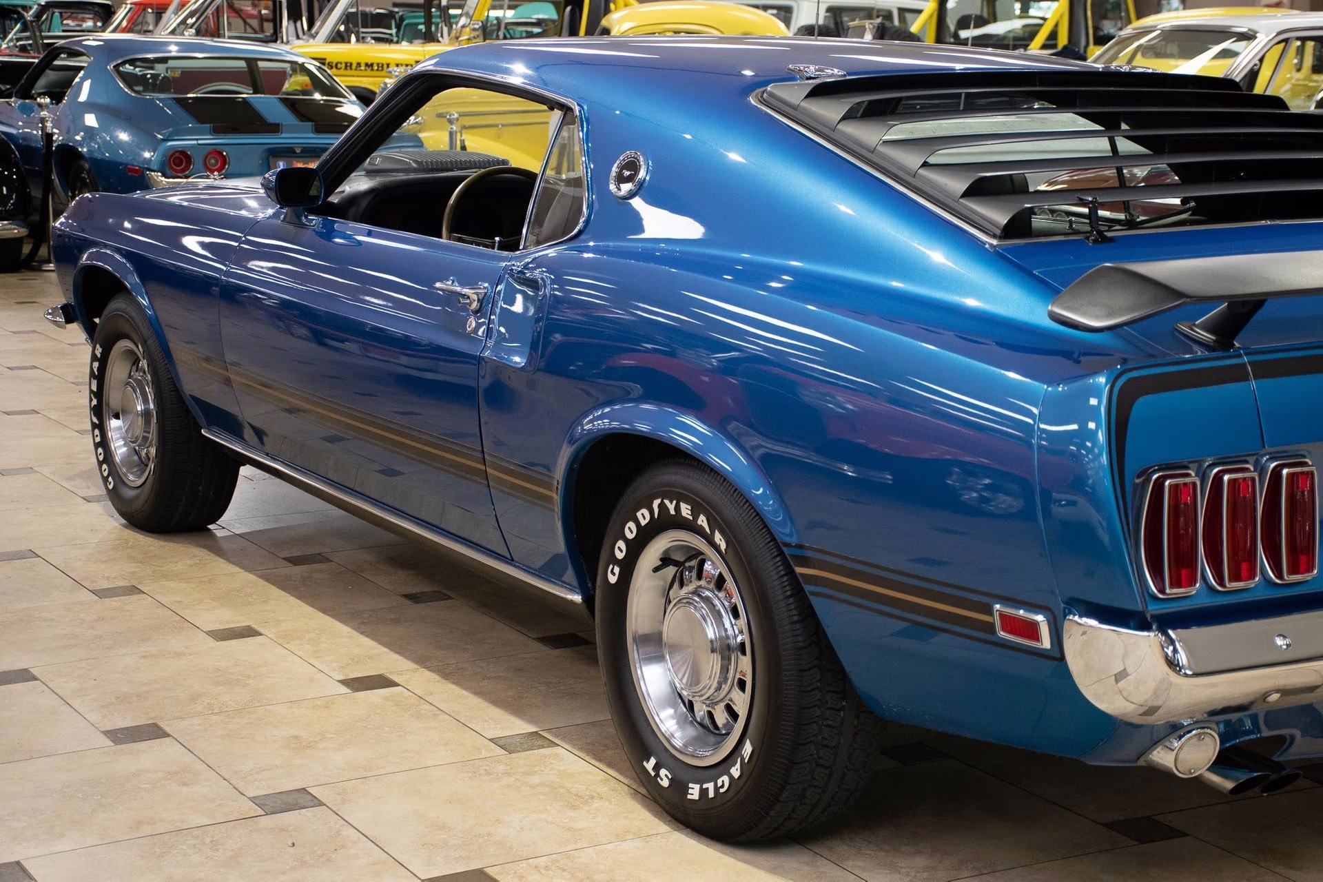 1969 Acapulco Blue Ford Mustang
