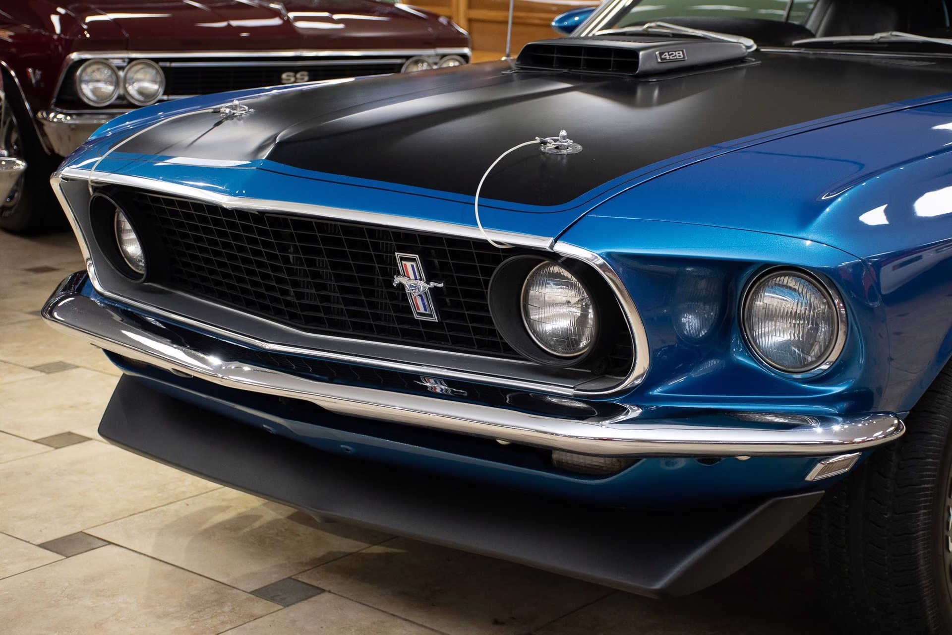 1969 Acapulco Blue Ford Mustang