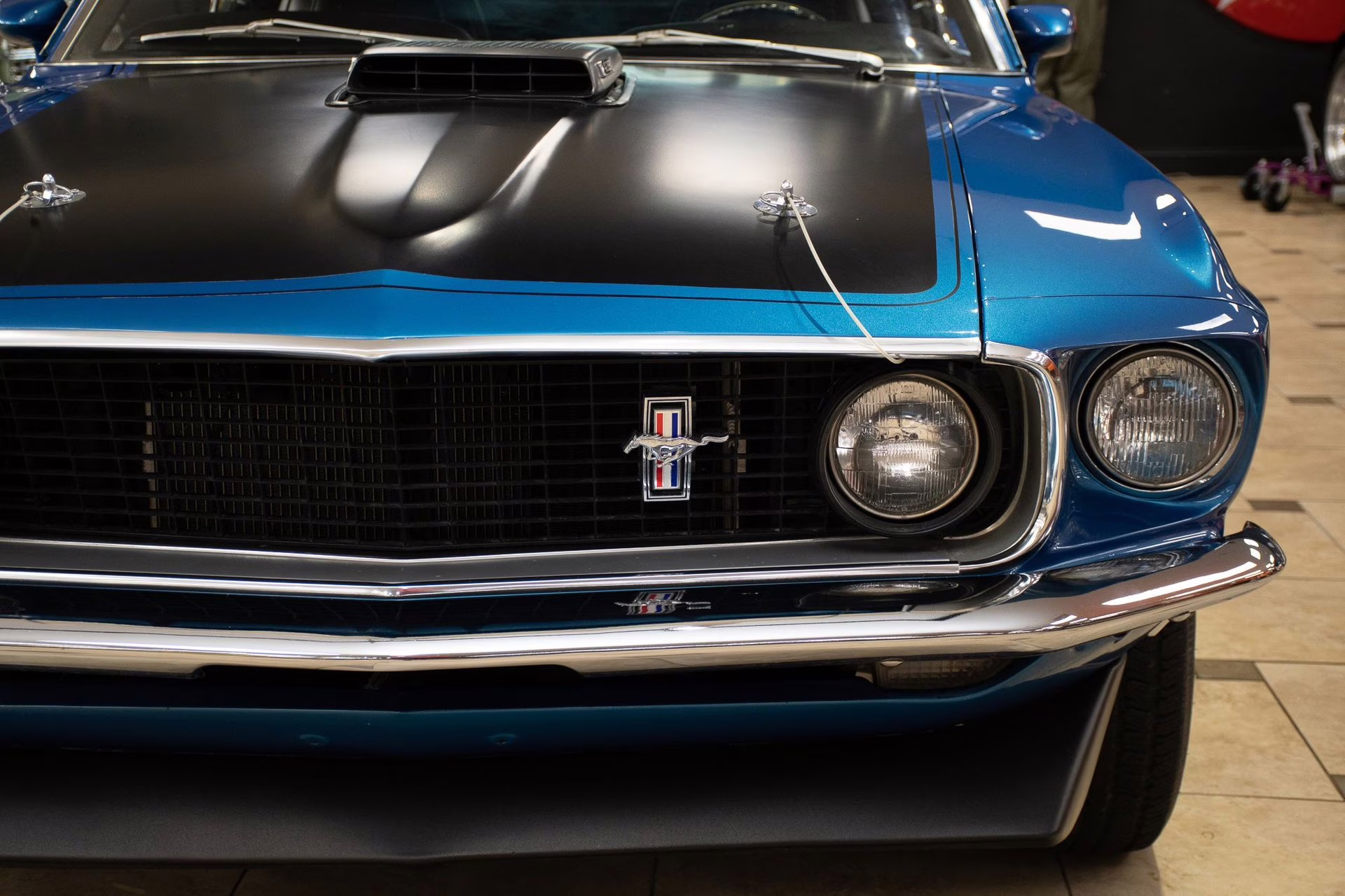 1969 Acapulco Blue Ford Mustang
