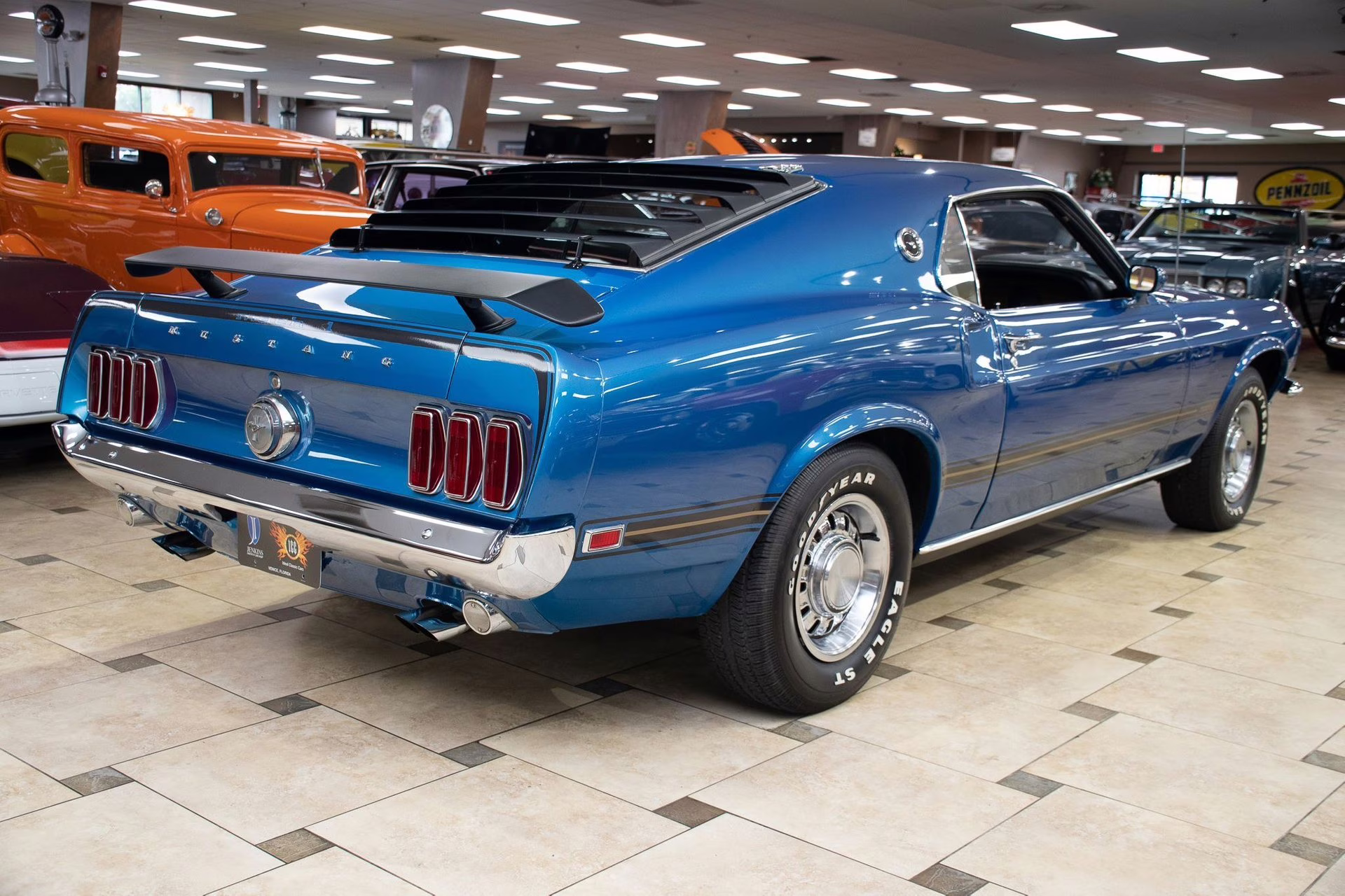 1969 Acapulco Blue Ford Mustang