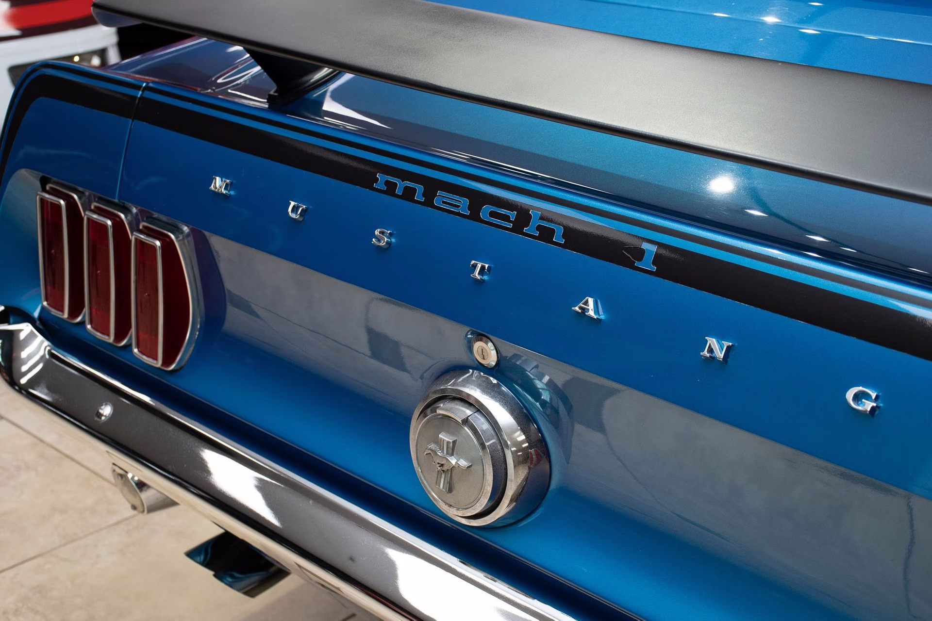 1969 Acapulco Blue Ford Mustang