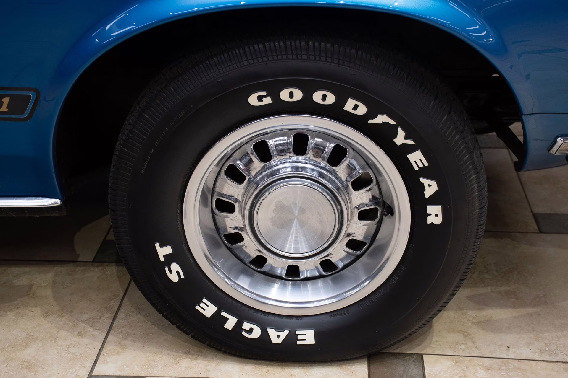 1969 Acapulco Blue Ford Mustang