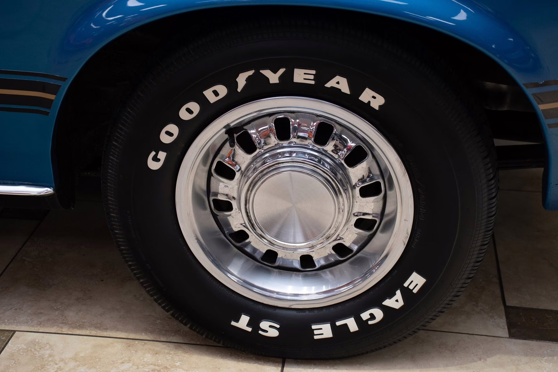 1969 Acapulco Blue Ford Mustang