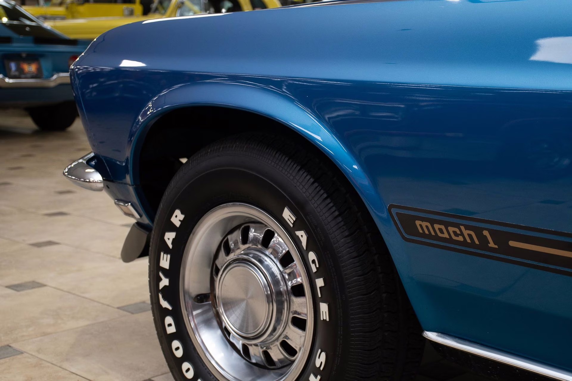 1969 Acapulco Blue Ford Mustang