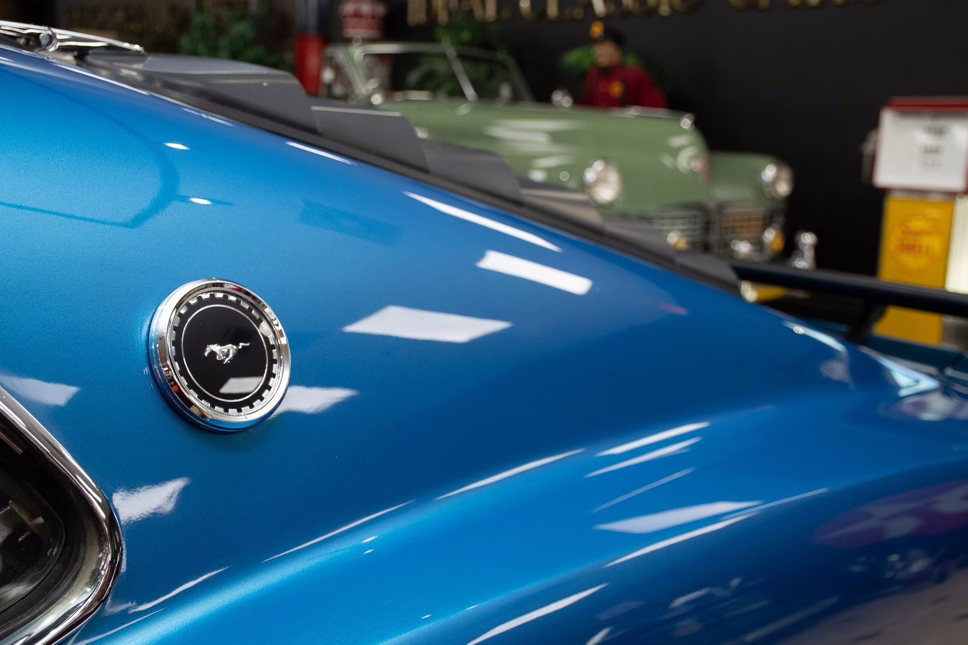 1969 Acapulco Blue Ford Mustang