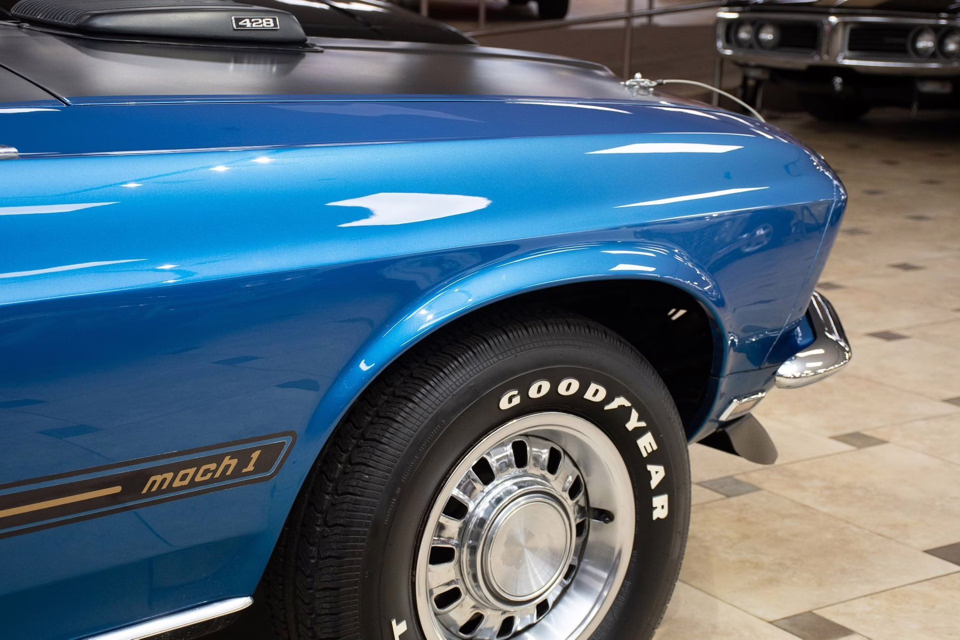1969 Acapulco Blue Ford Mustang