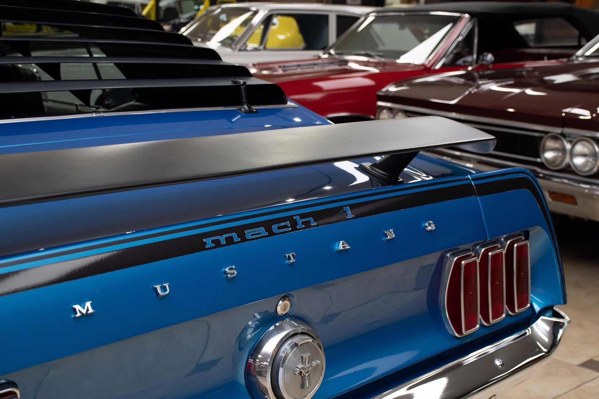 1969 Acapulco Blue Ford Mustang