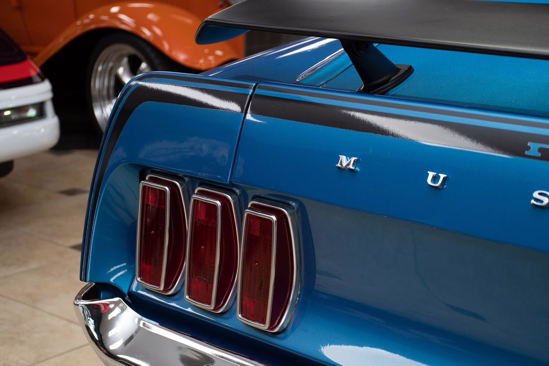 1969 Acapulco Blue Ford Mustang