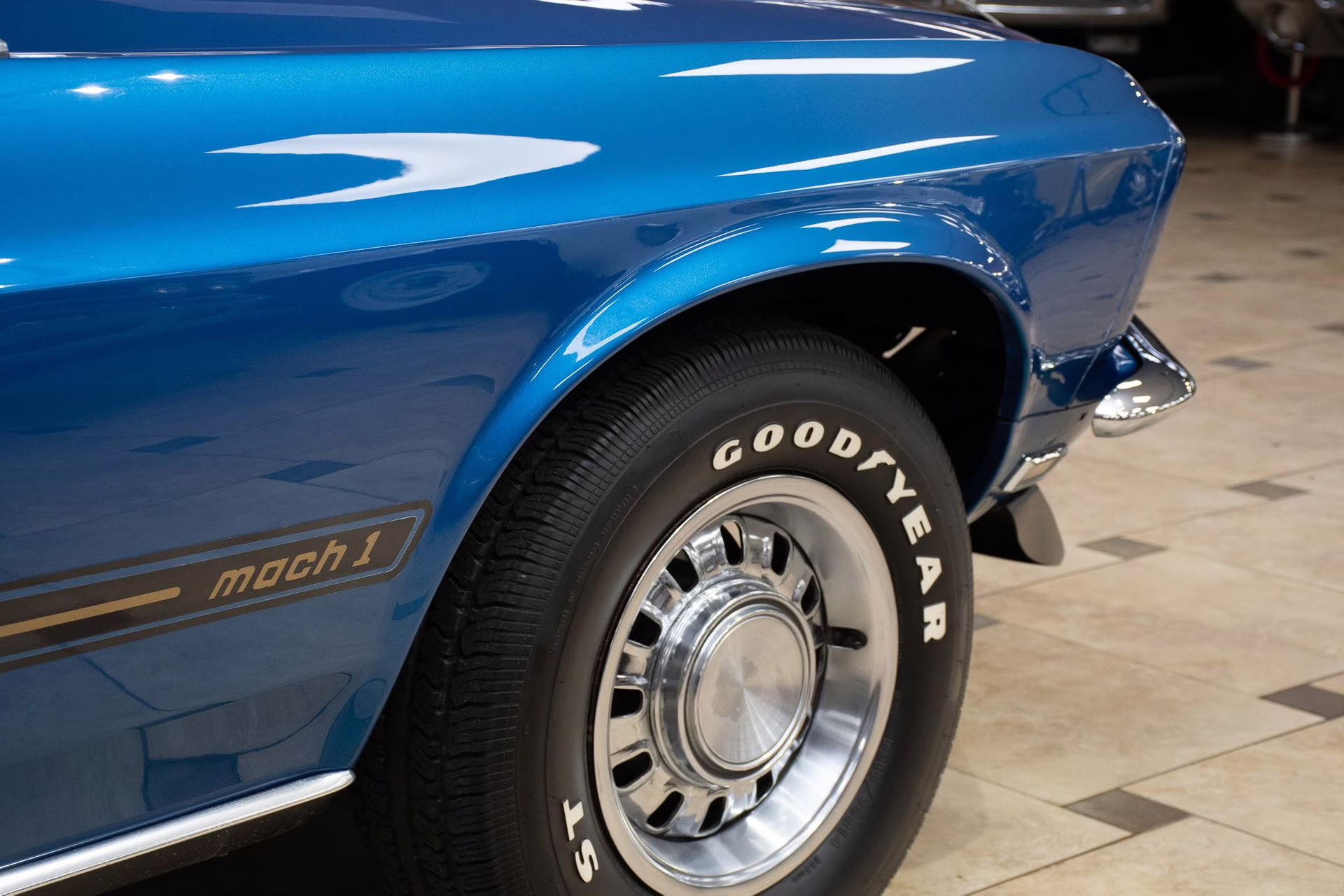 1969 Acapulco Blue Ford Mustang