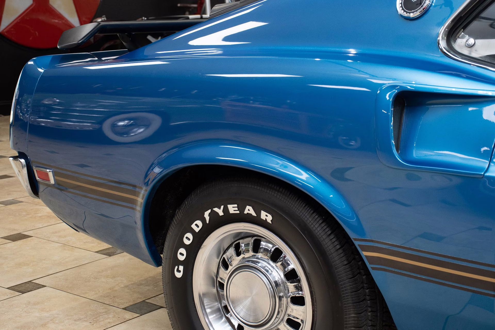 1969 Acapulco Blue Ford Mustang