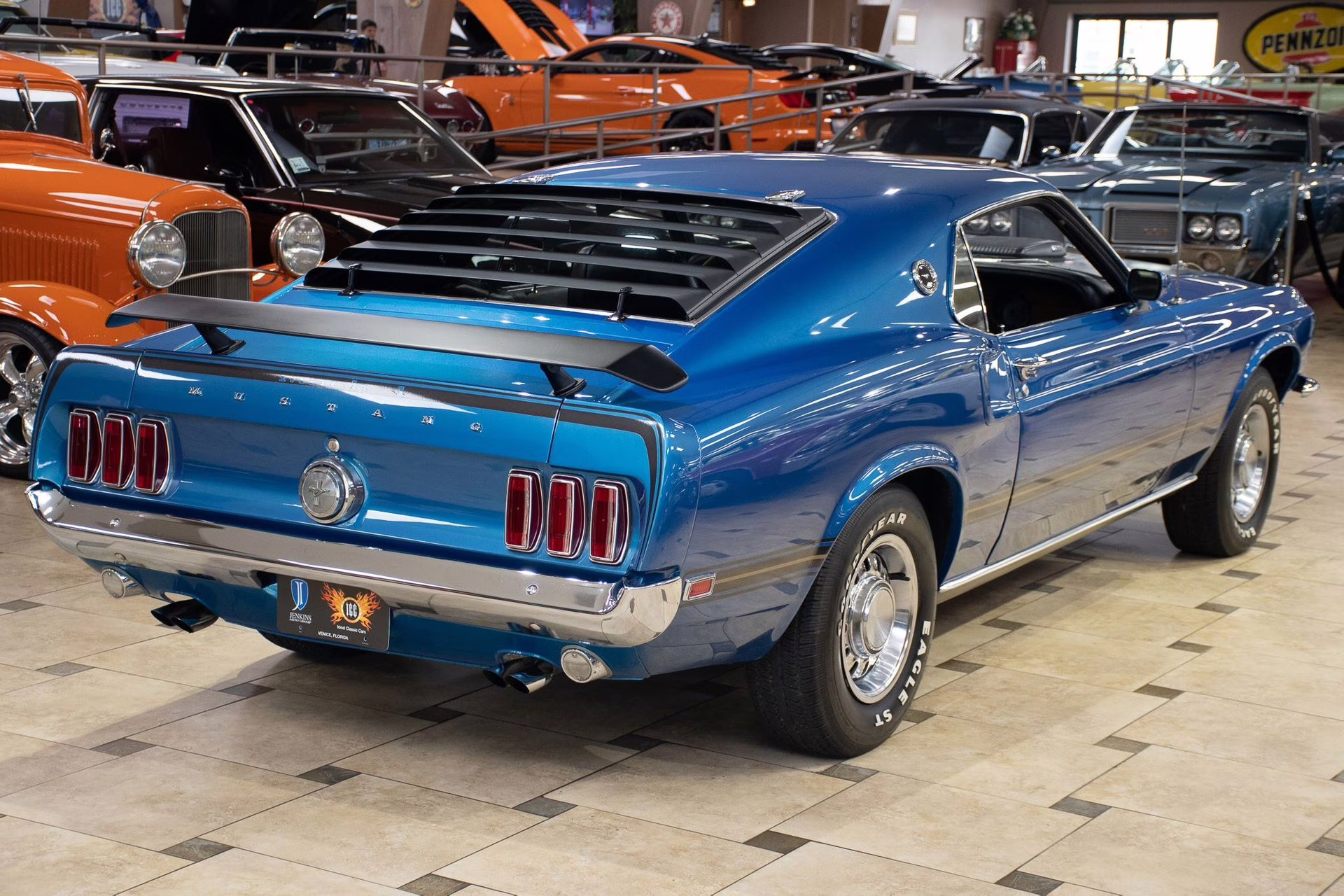 1969 Acapulco Blue Ford Mustang