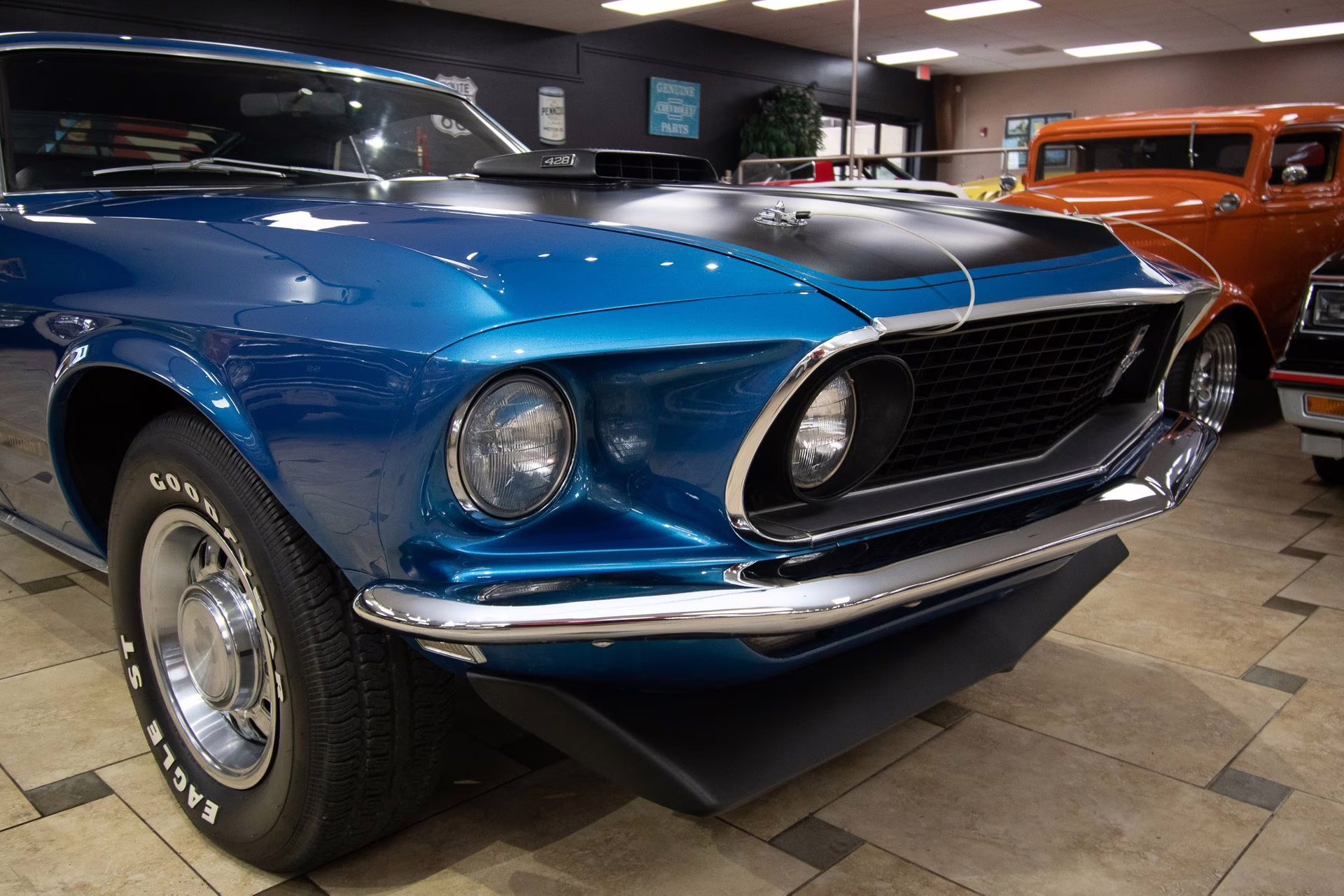 1969 Acapulco Blue Ford Mustang