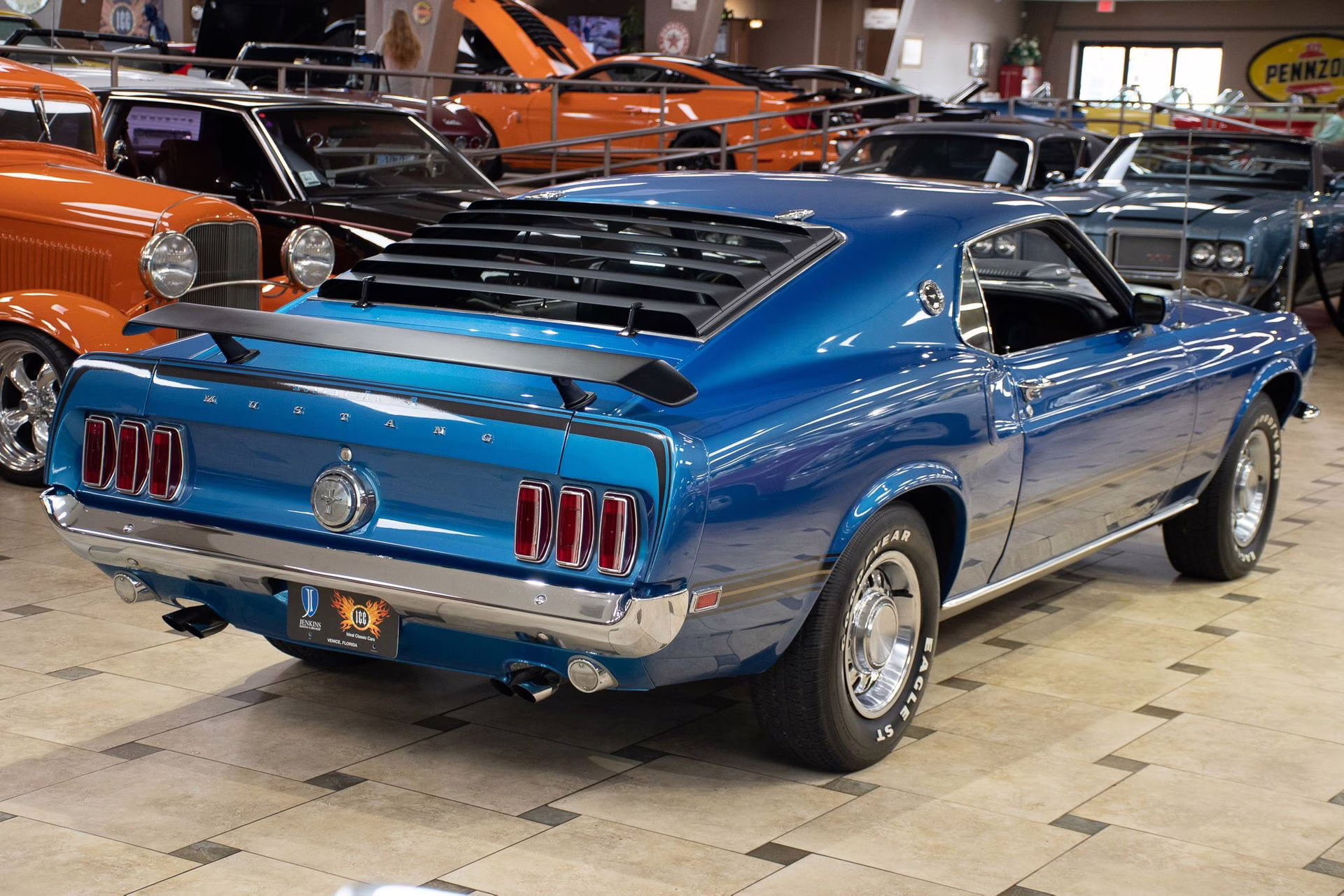 1969 Acapulco Blue Ford Mustang