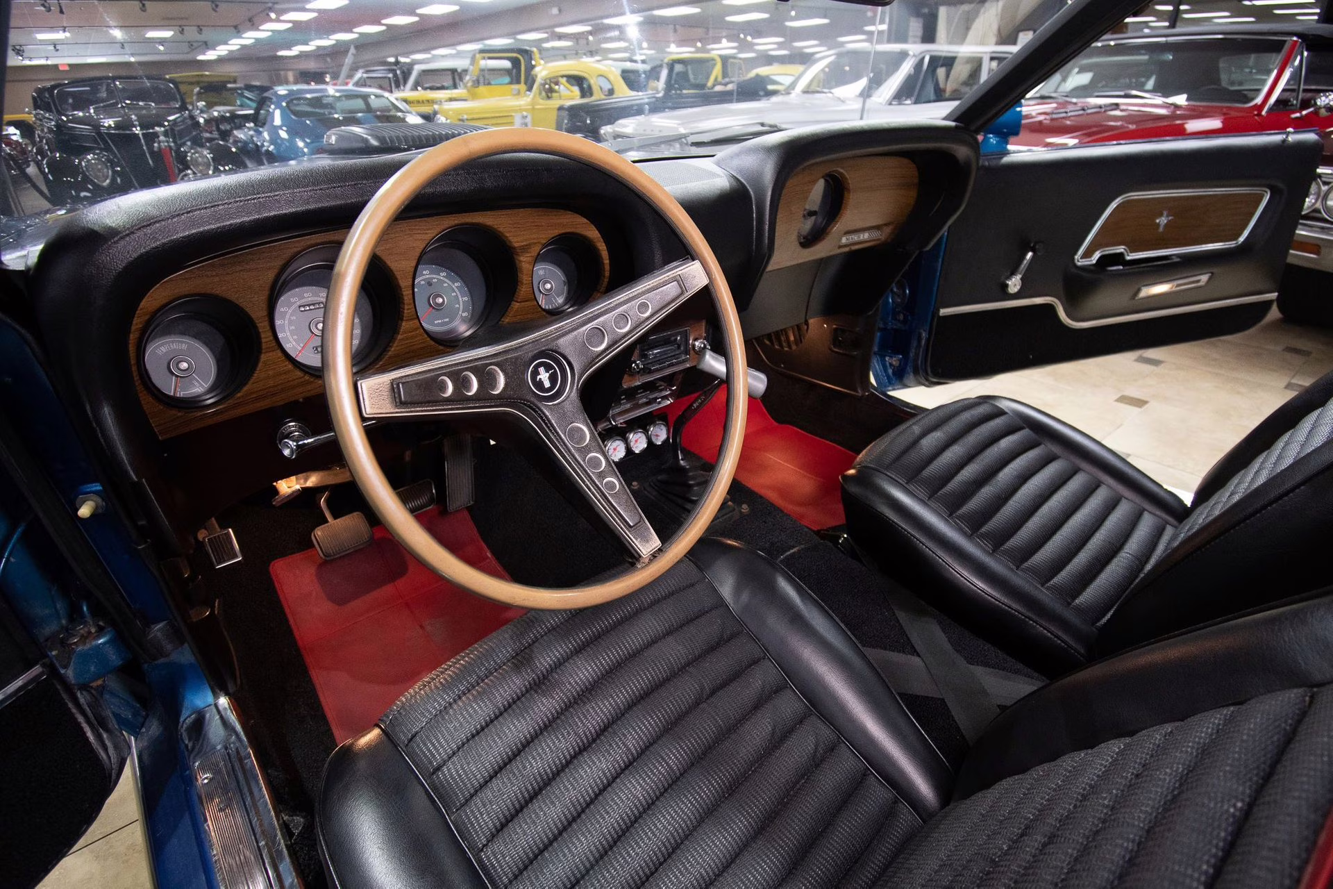 1969 Acapulco Blue Ford Mustang