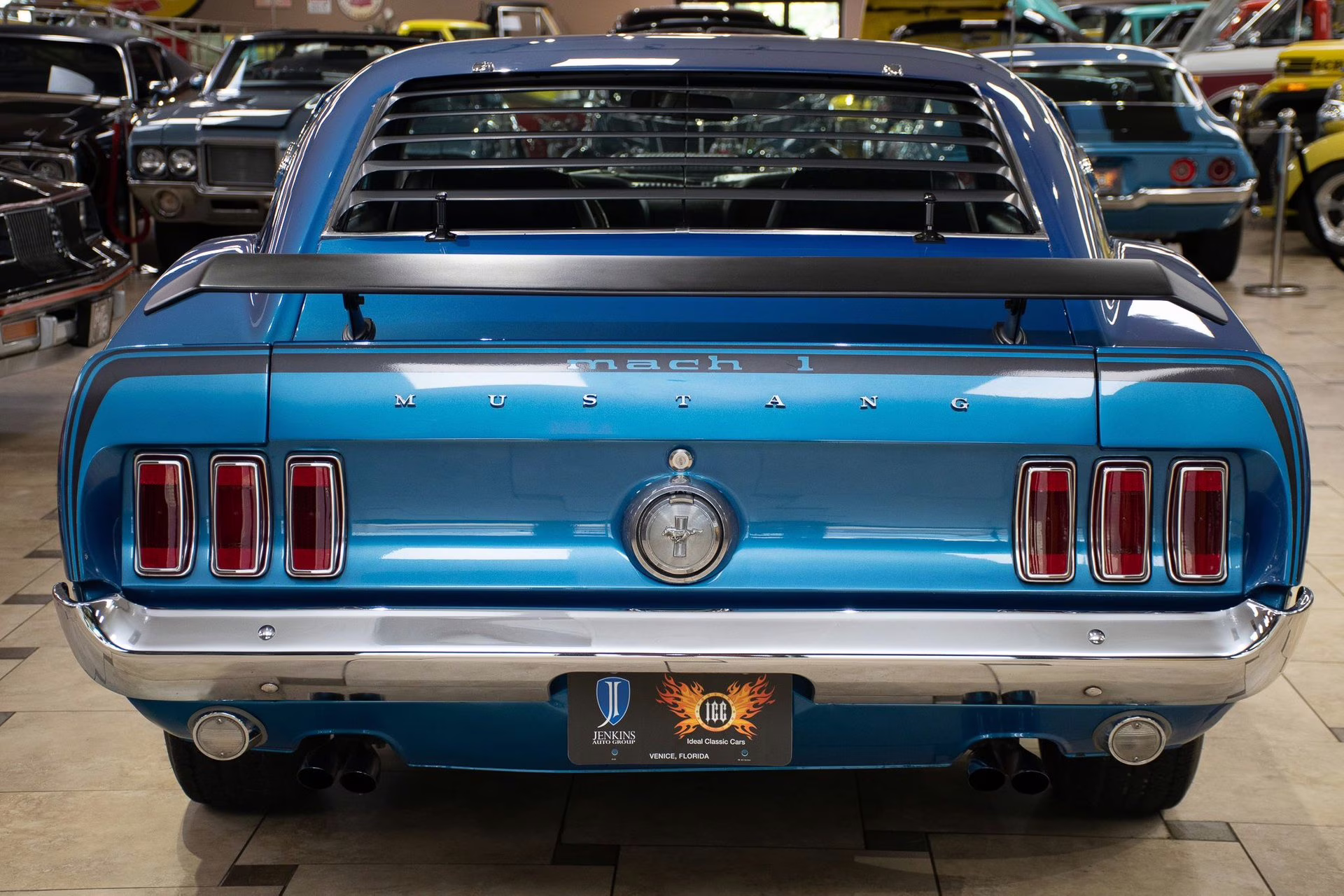 1969 Acapulco Blue Ford Mustang
