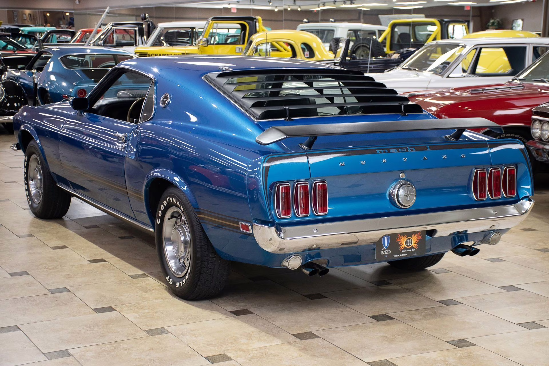 1969 Acapulco Blue Ford Mustang