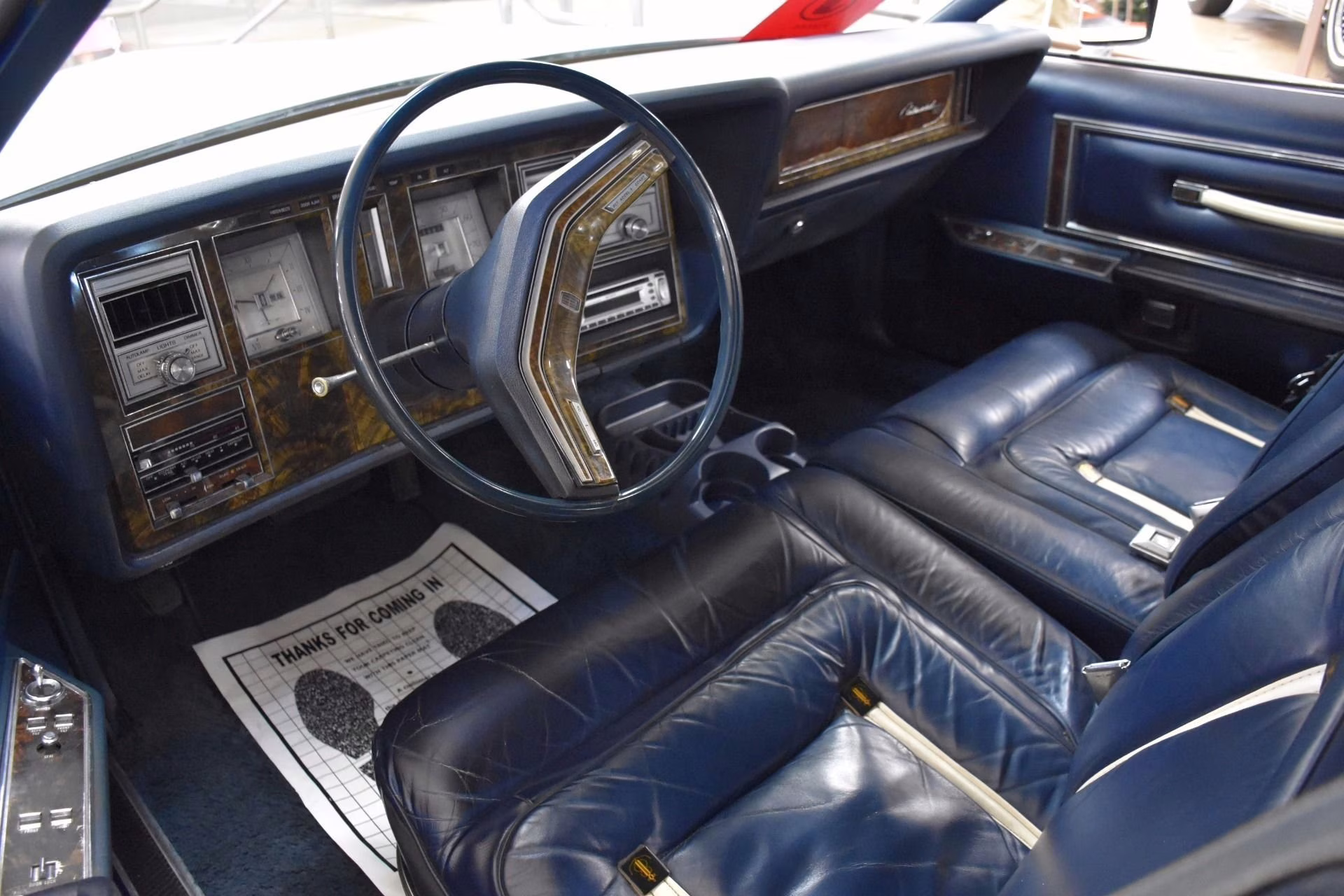 1979 Dark Blue and White Lincoln Continental Mark V