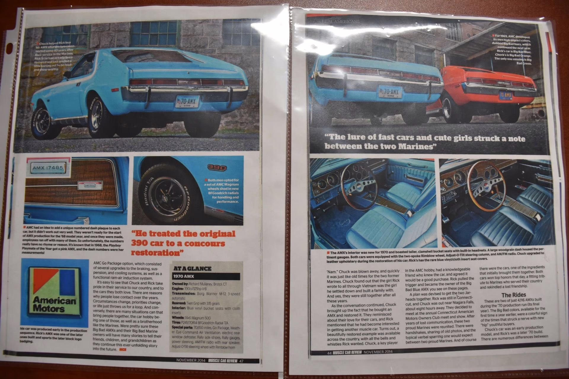 1970 Big Bad Blue AMC AMX