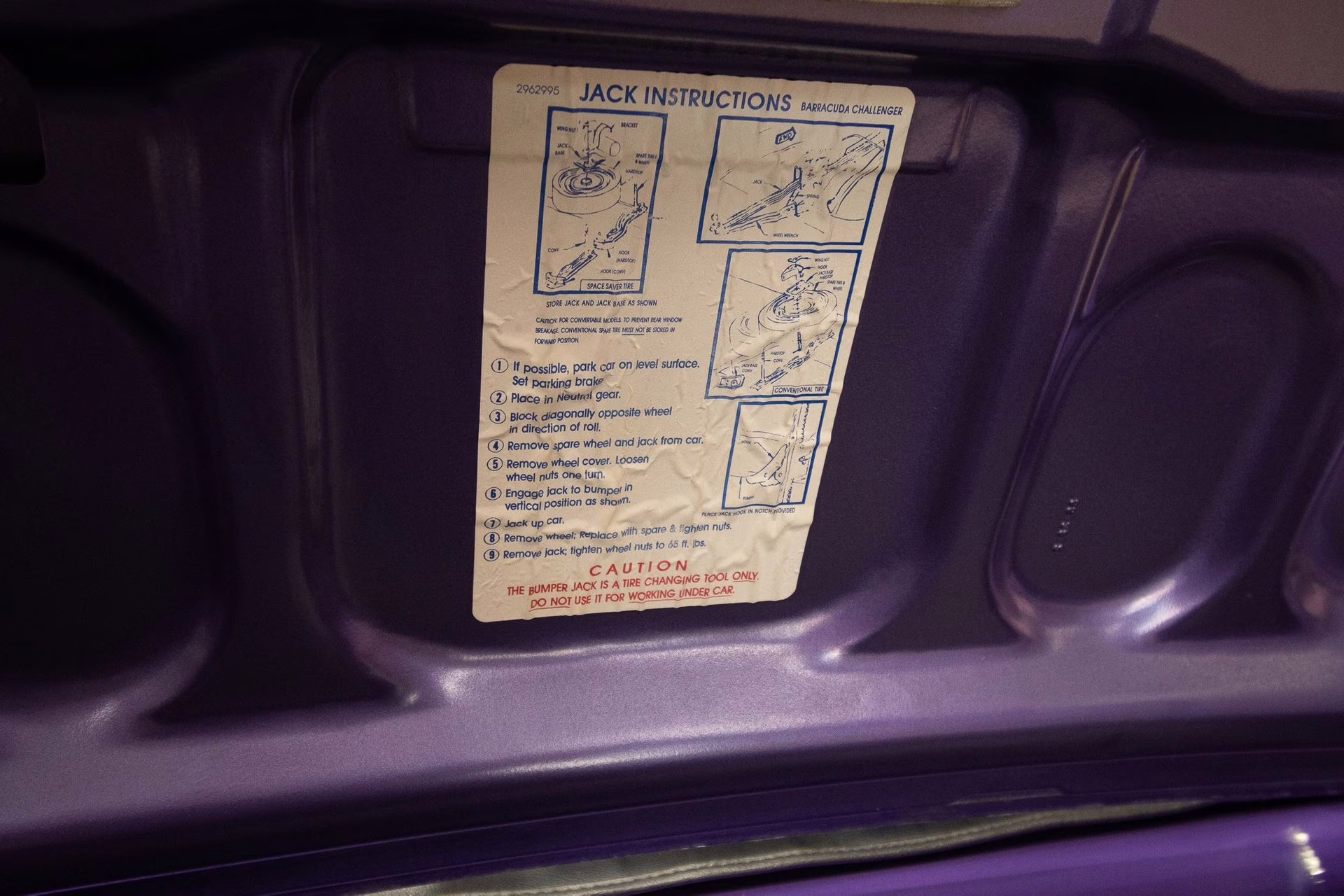 1970 In-Violet Plymouth 'Cuda